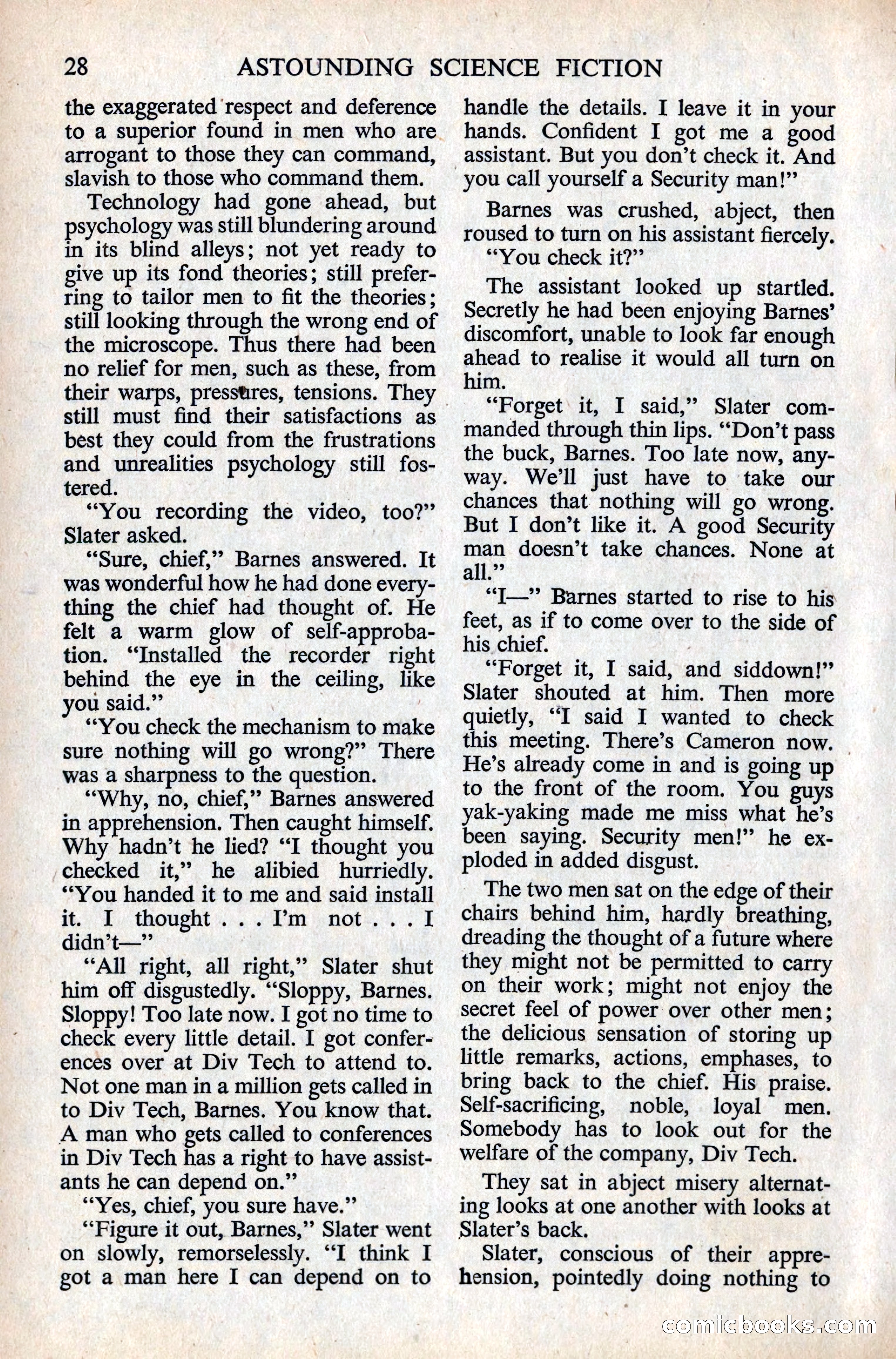Astounding Science Fiction, British Edition — page 30 of 132
