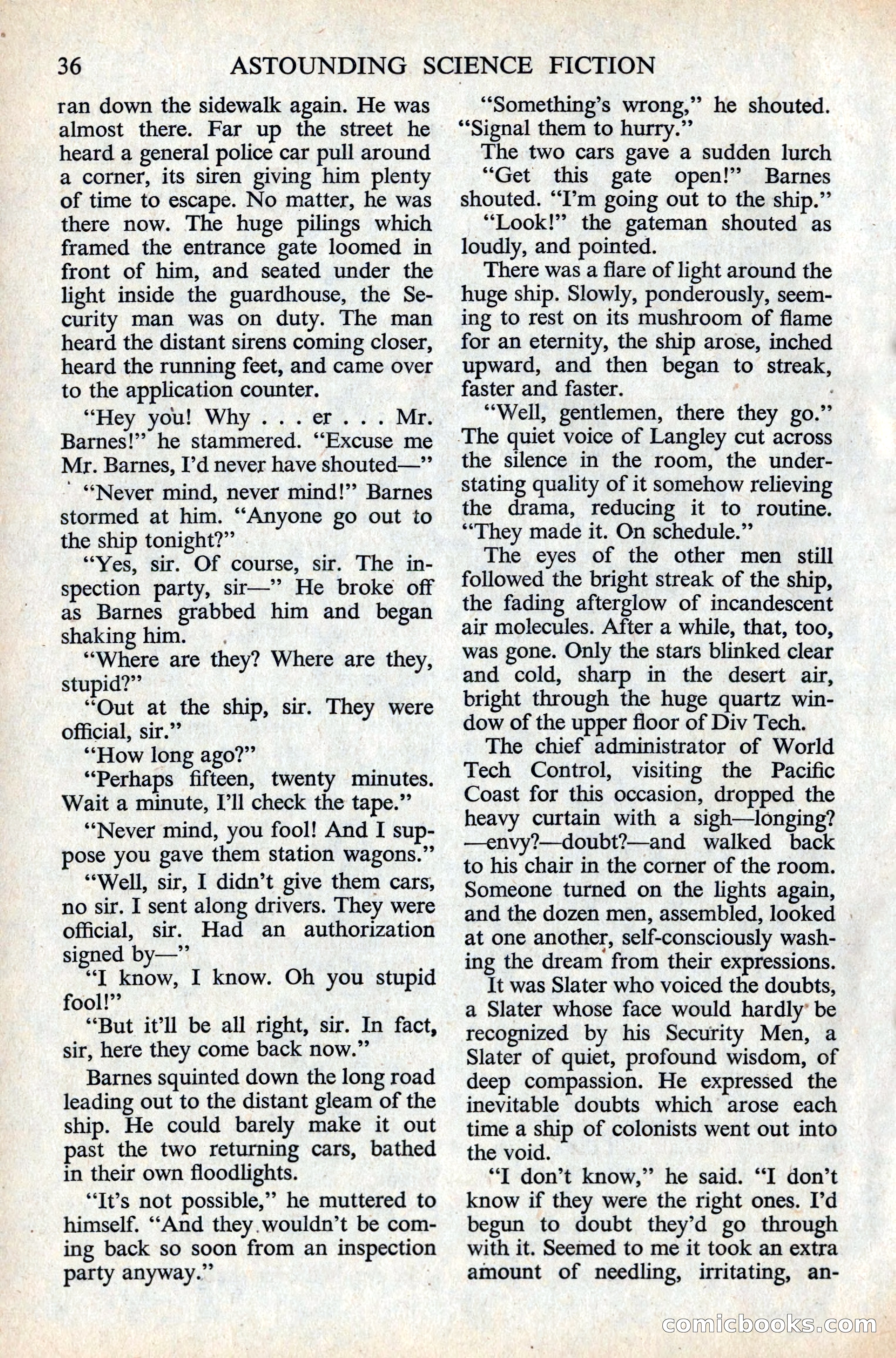 Astounding Science Fiction, British Edition — page 38 of 132