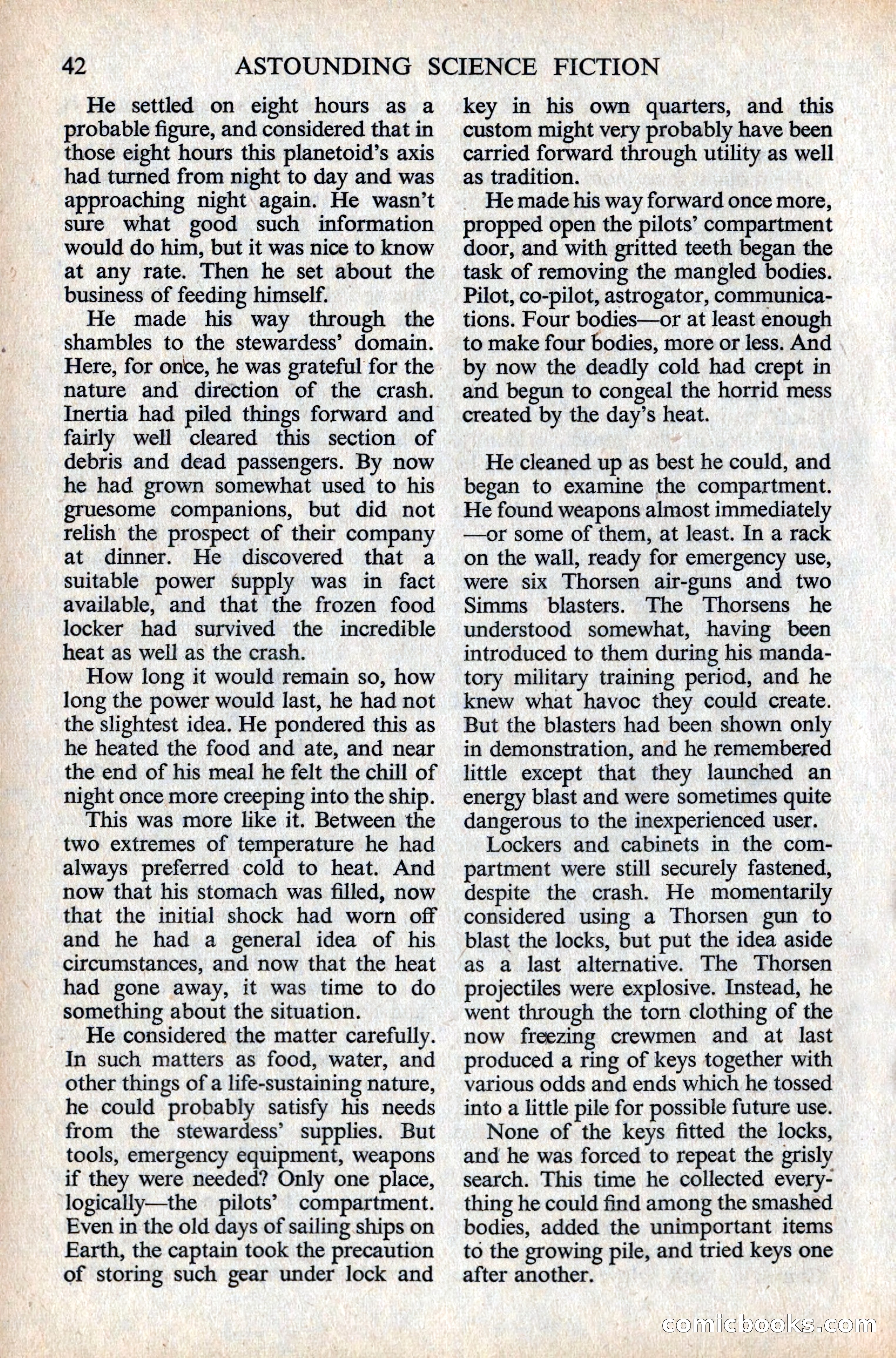 Astounding Science Fiction, British Edition — page 44 of 132