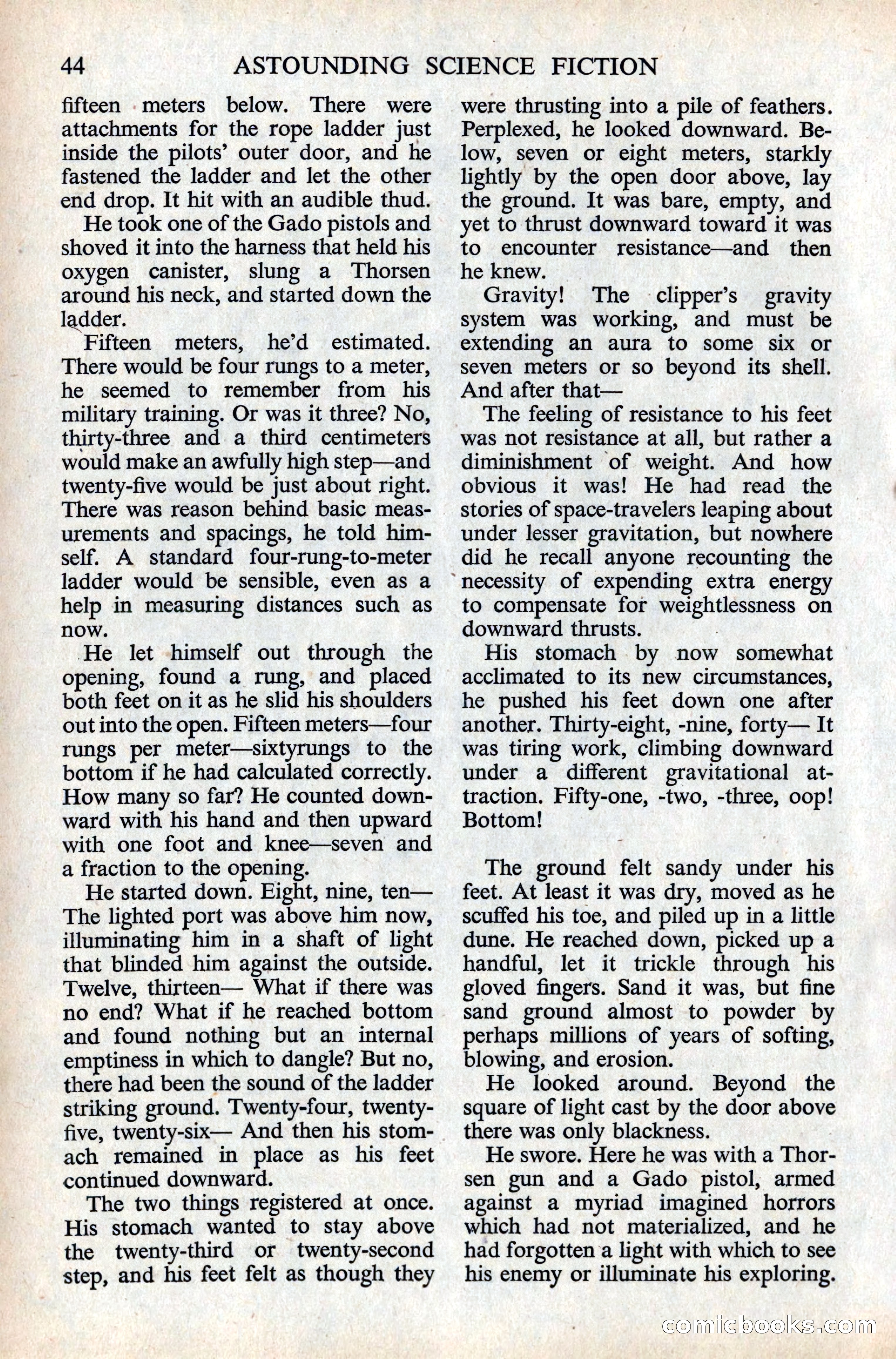 Astounding Science Fiction, British Edition — page 46 of 132