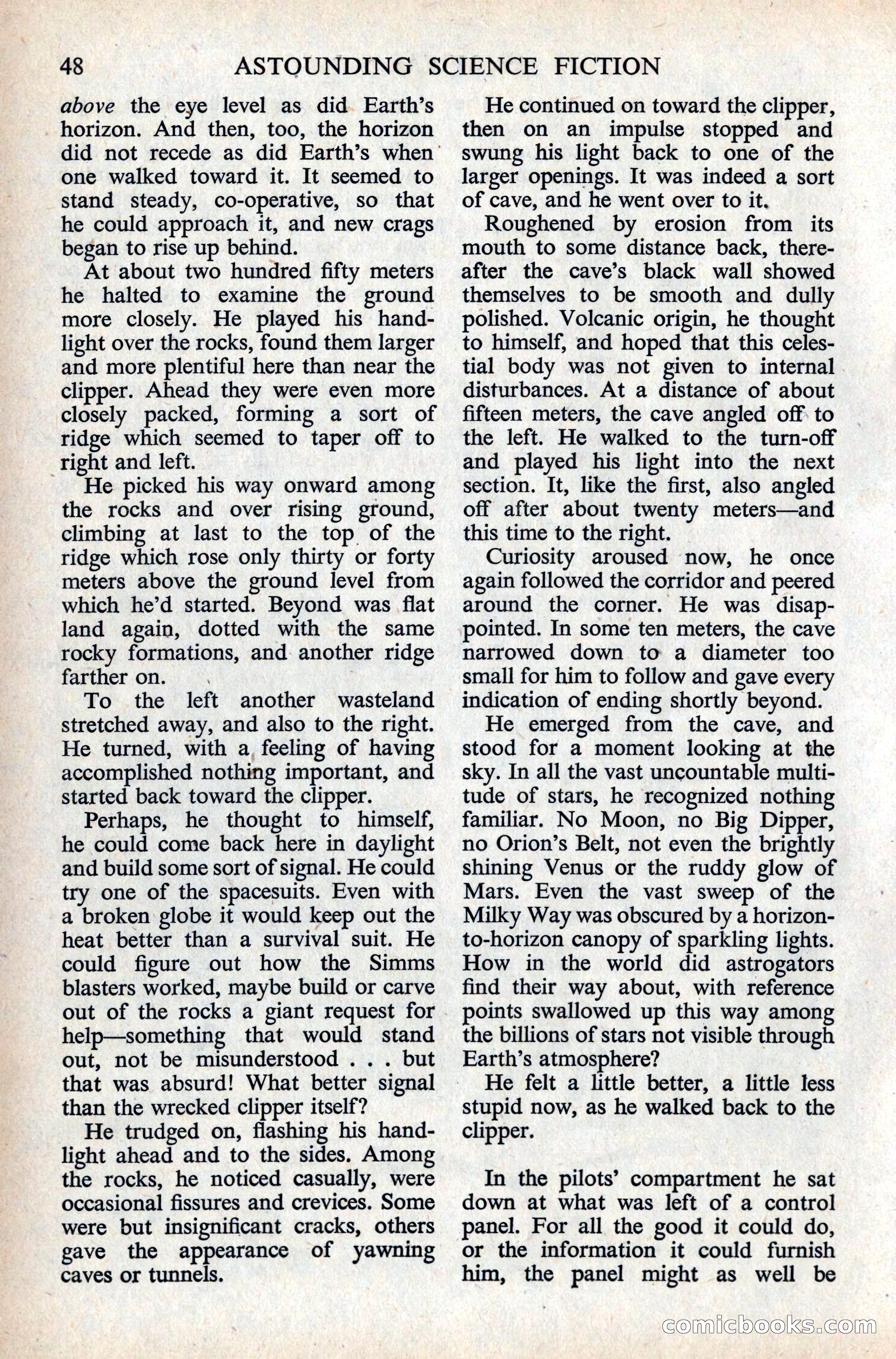 Astounding Science Fiction, British Edition — page 50 of 132