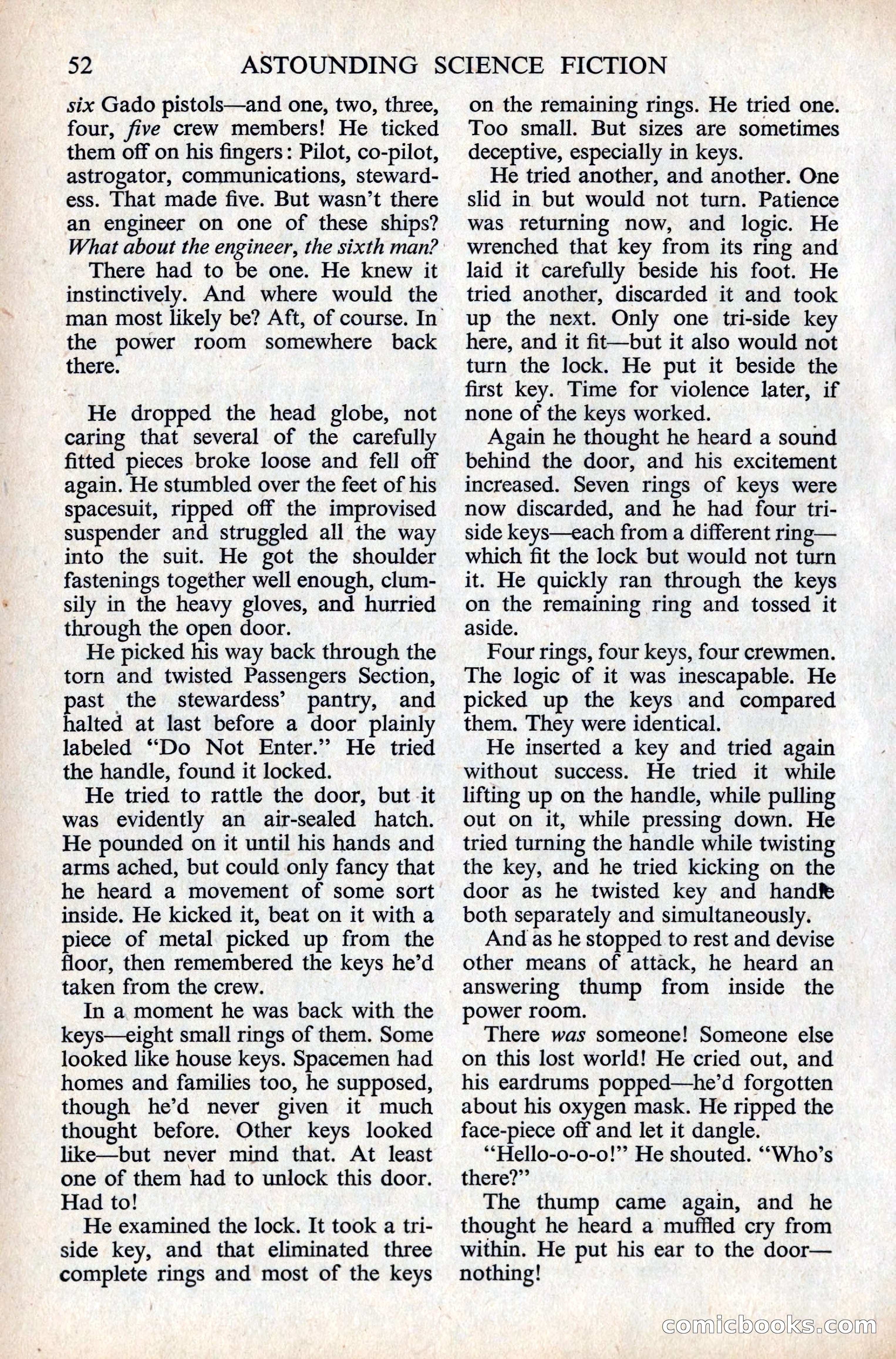 Astounding Science Fiction, British Edition — page 54 of 132