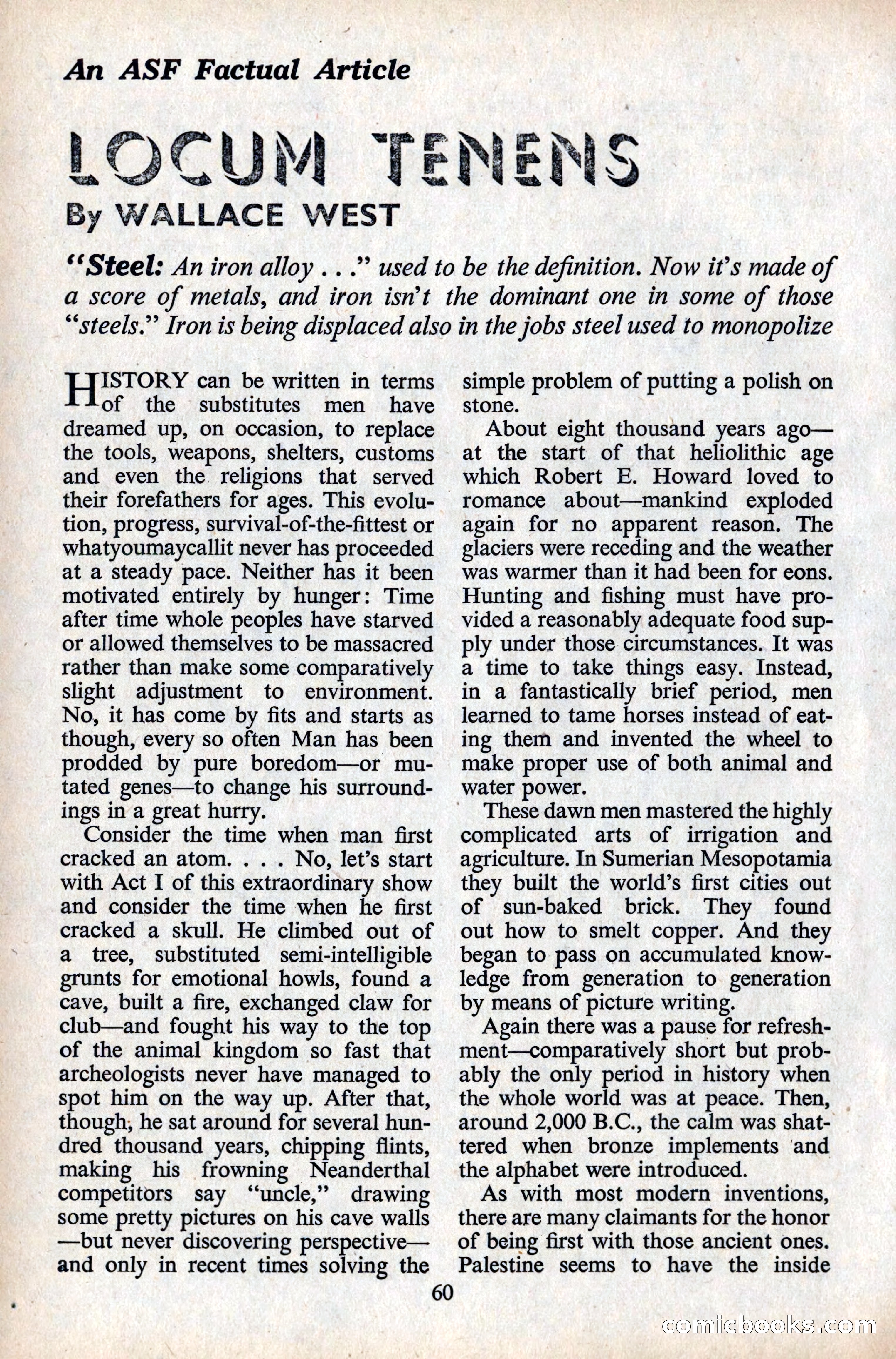 Astounding Science Fiction, British Edition — page 62 of 132