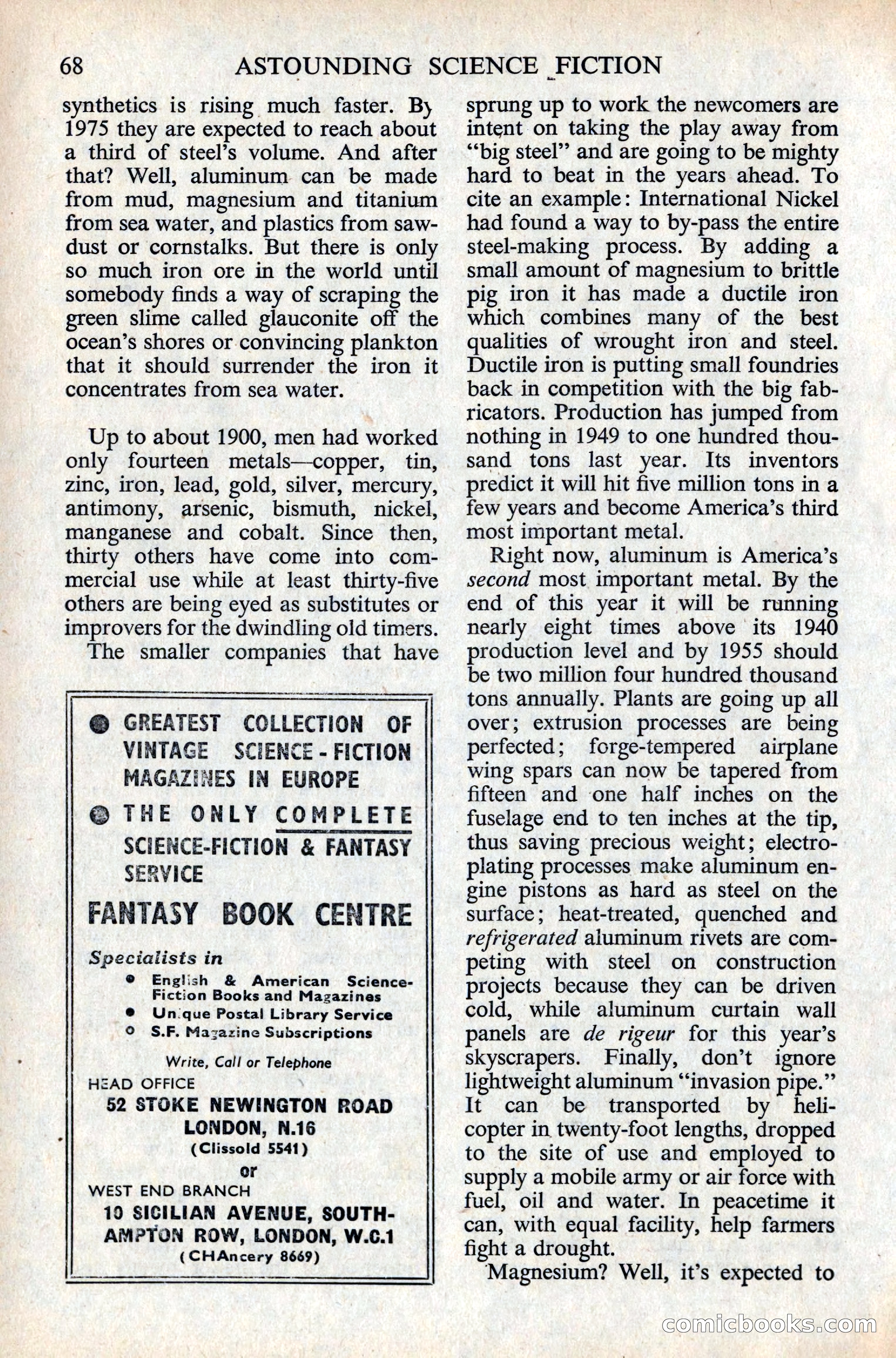 Astounding Science Fiction, British Edition — page 70 of 132