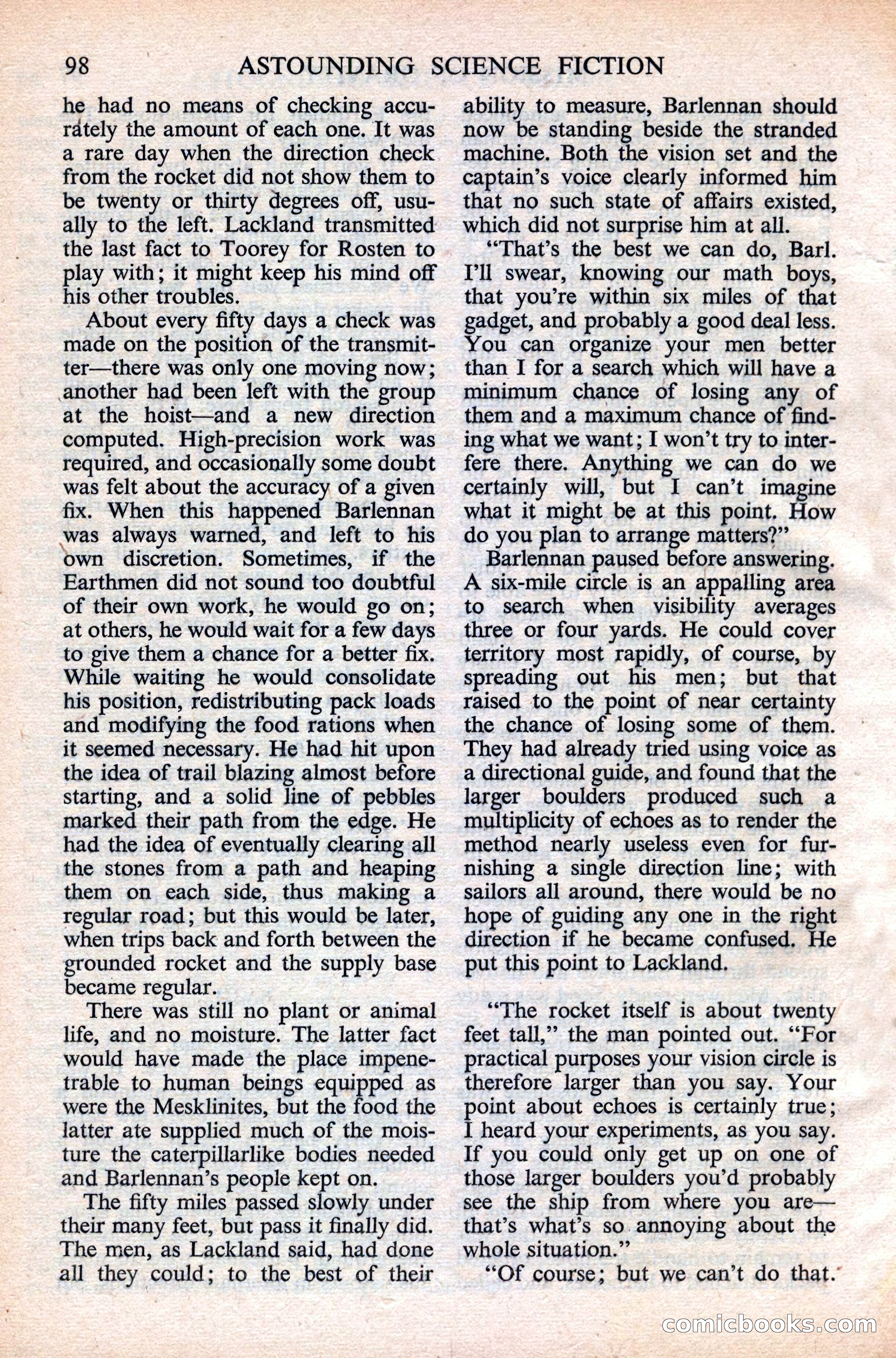 Astounding Science Fiction, British Edition — page 100 of 132