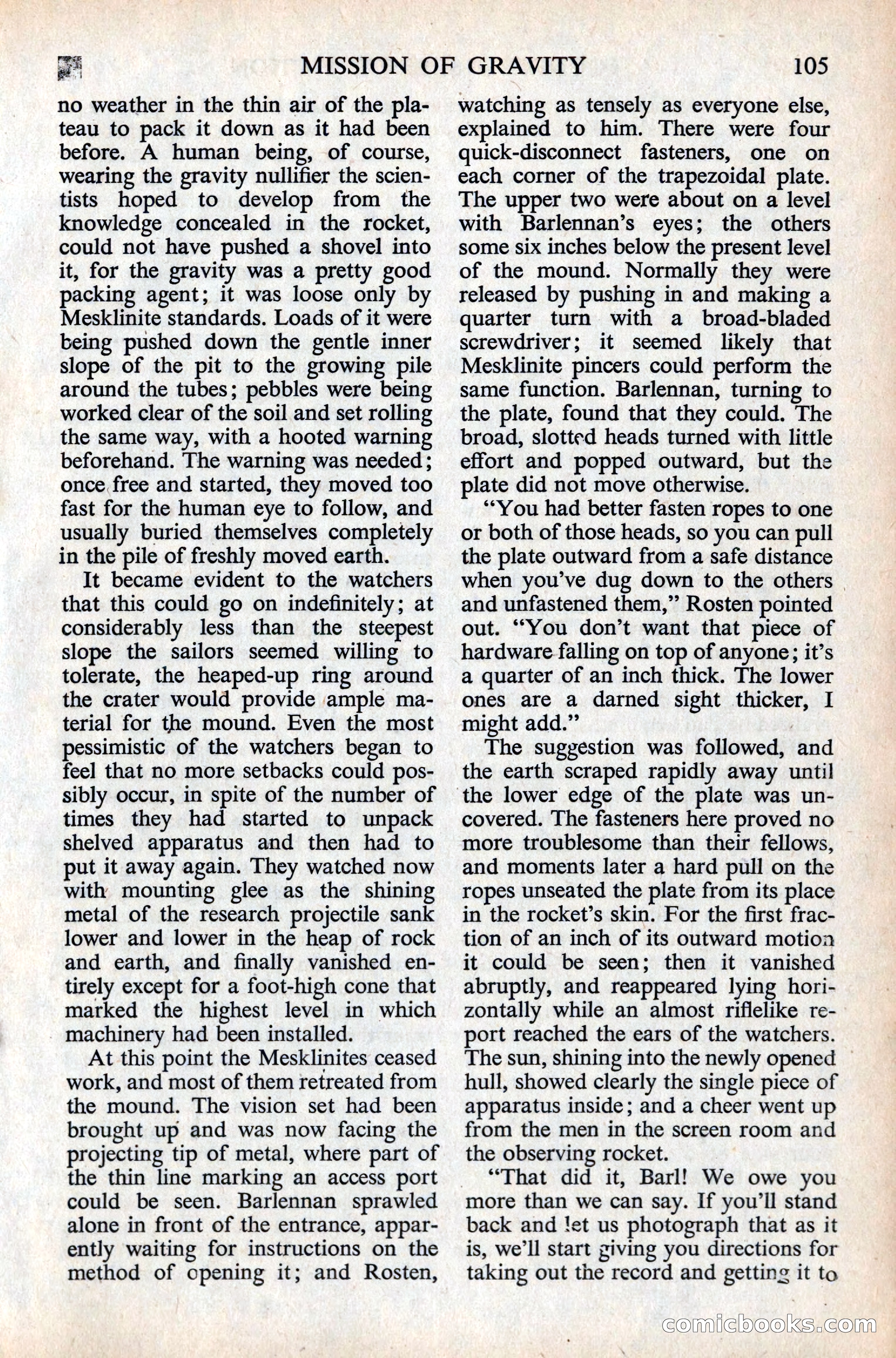 Astounding Science Fiction, British Edition — page 107 of 132