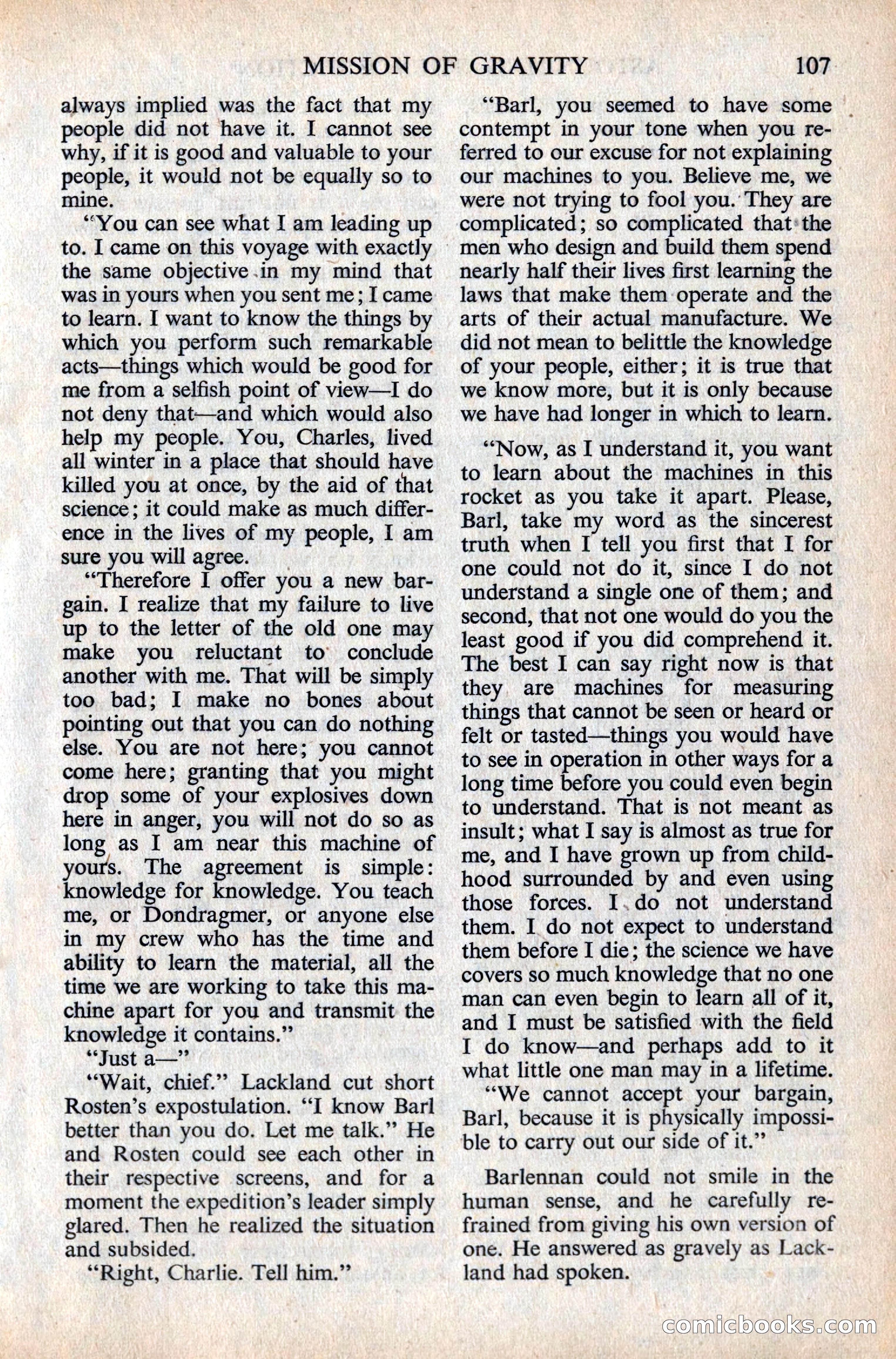 Astounding Science Fiction, British Edition — page 109 of 132