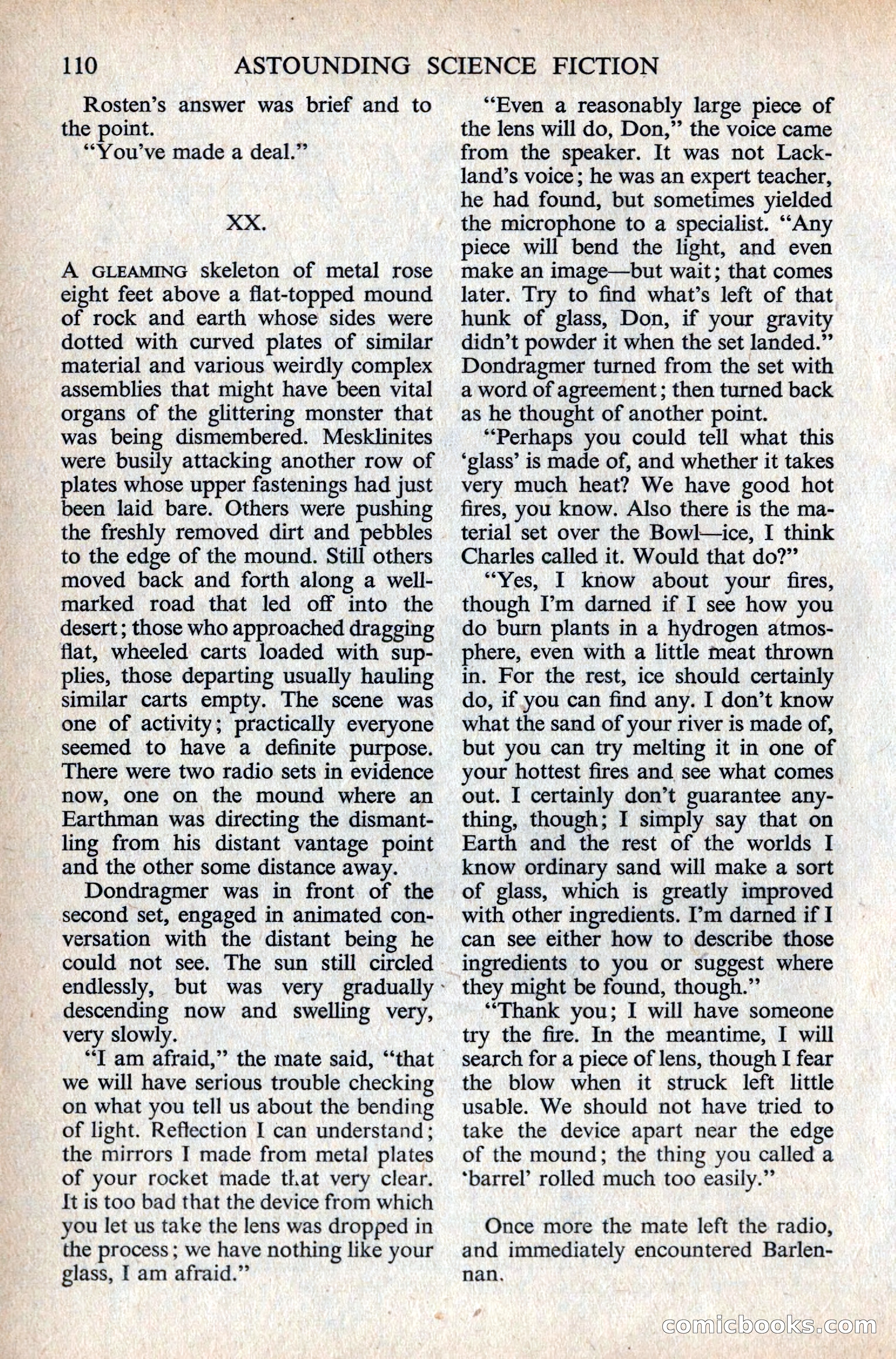 Astounding Science Fiction, British Edition — page 112 of 132