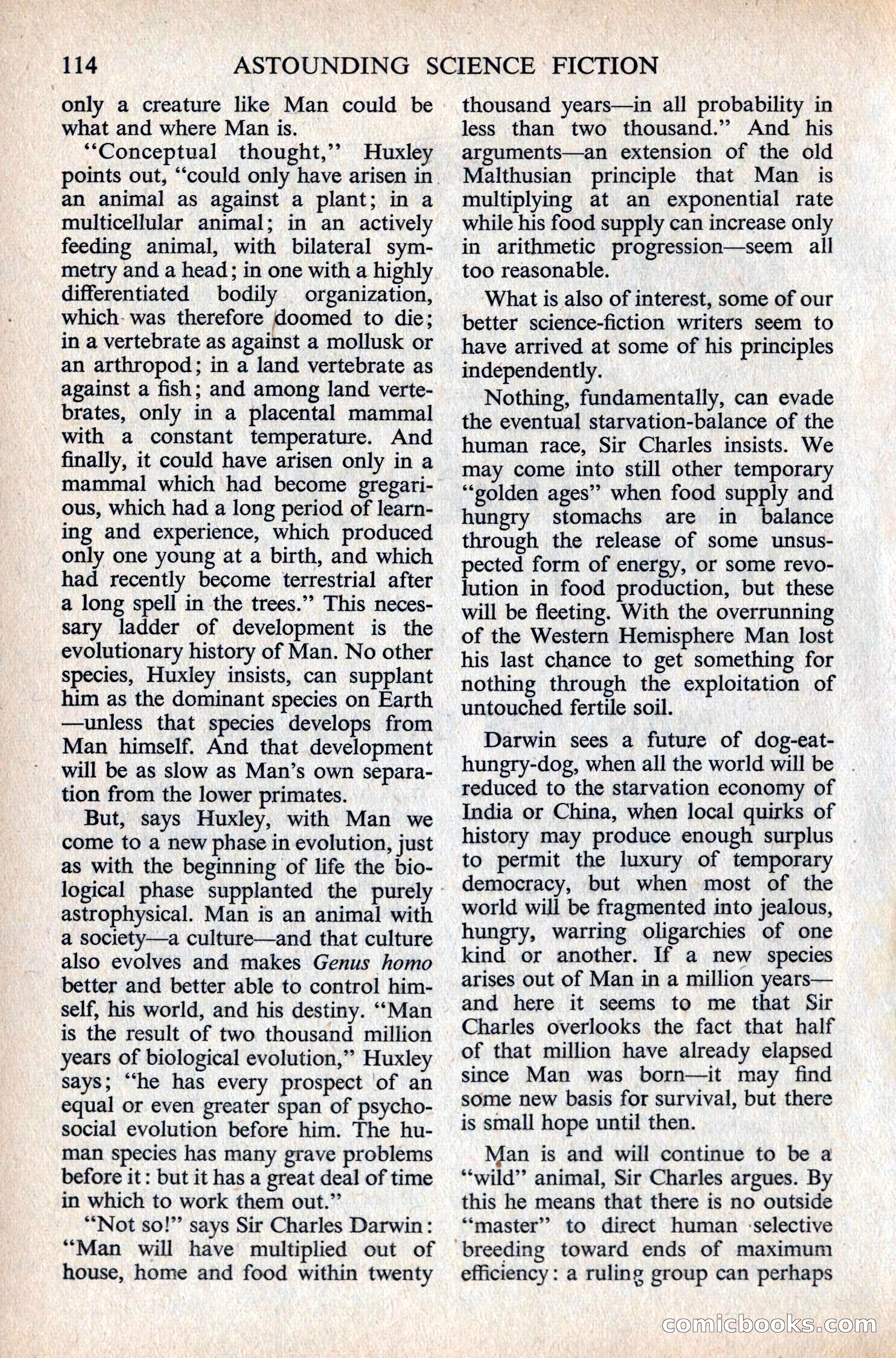 Astounding Science Fiction, British Edition — page 116 of 132