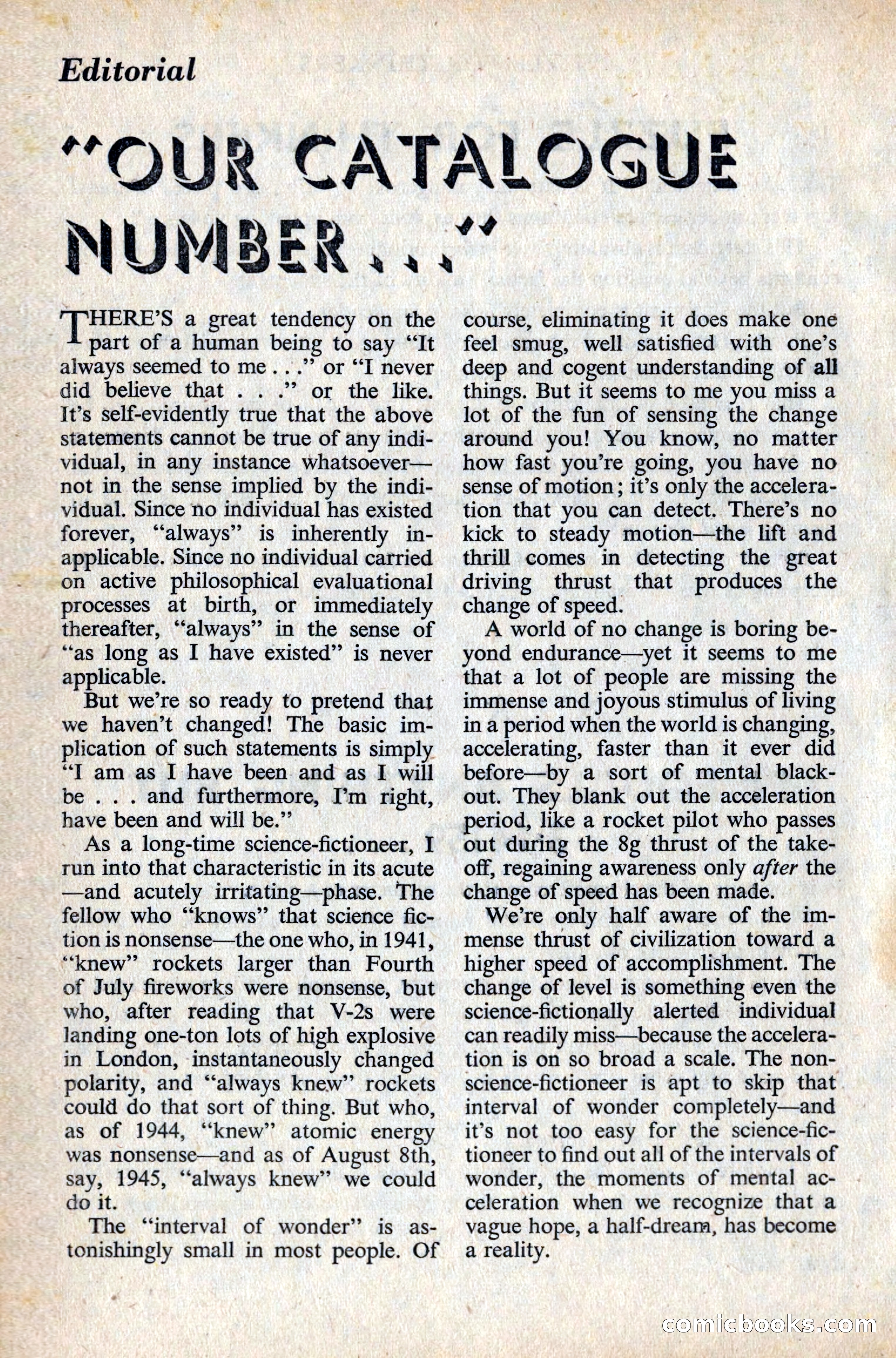 Astounding Science Fiction, British Edition — page 128 of 132