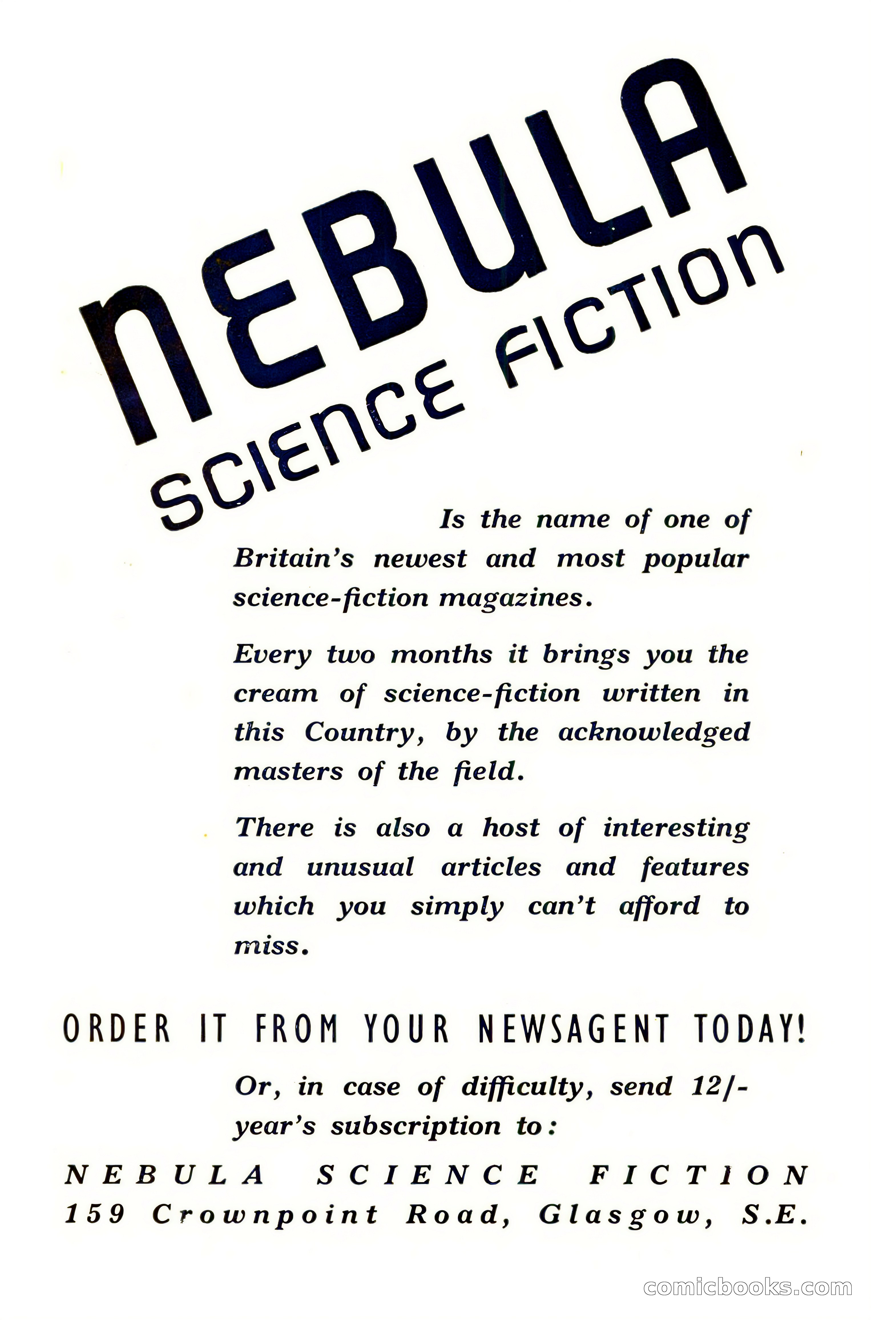 Astounding Science Fiction, British Edition — page 131 of 132