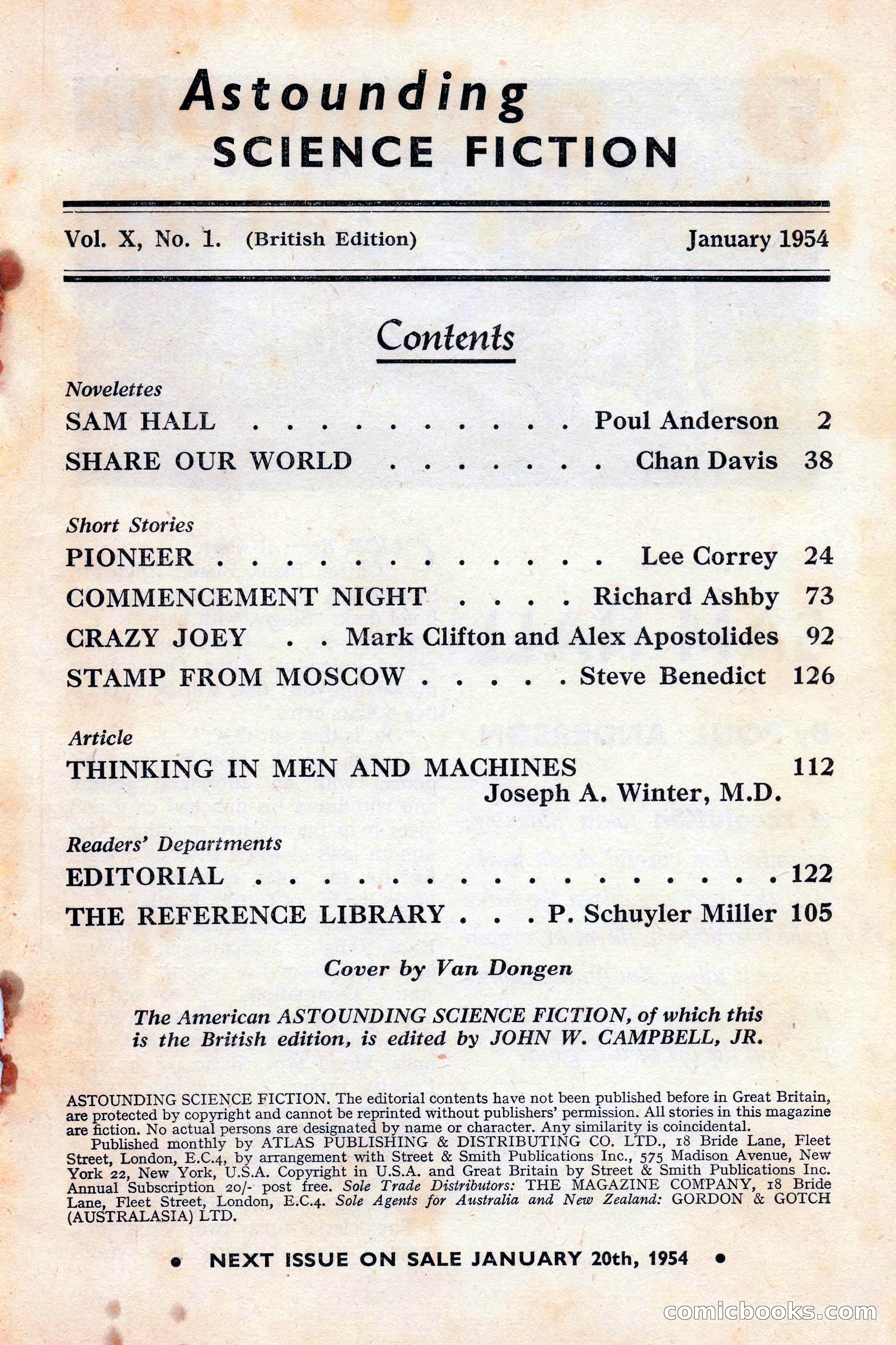 Astounding Science Fiction (British edition) — page 3 of 132