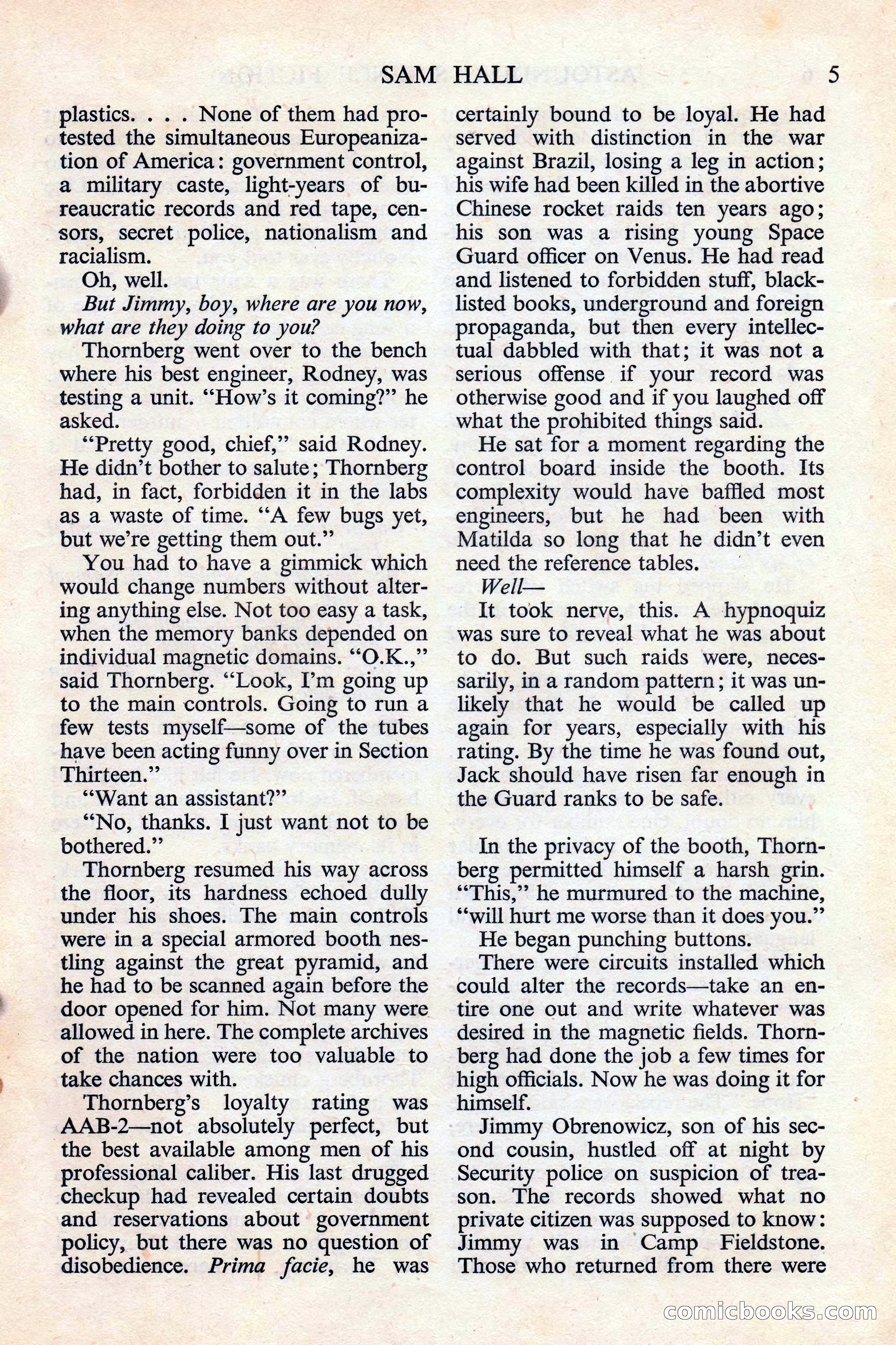 Astounding Science Fiction (British edition) — page 7 of 132