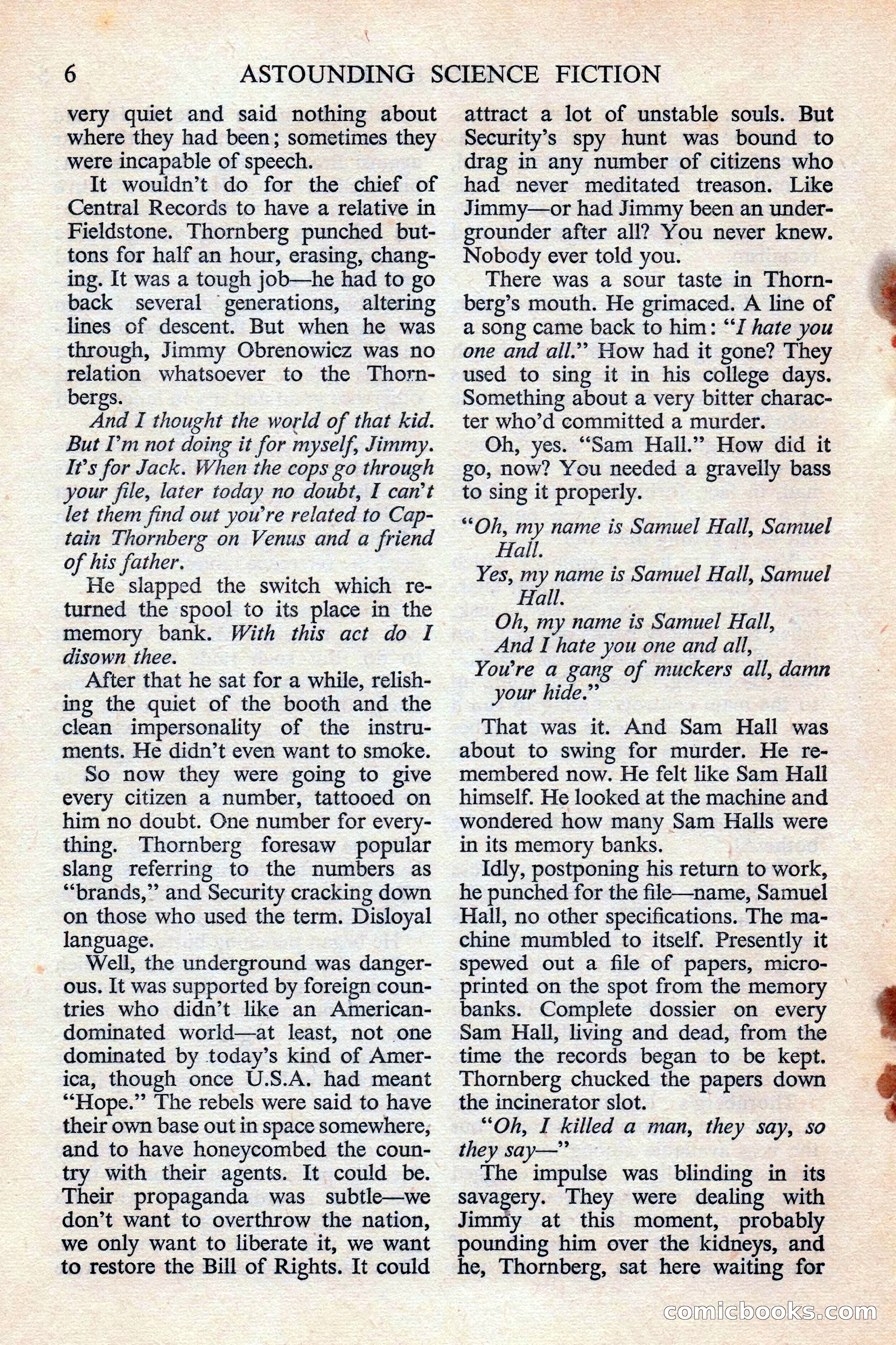 Astounding Science Fiction (British edition) — page 8 of 132