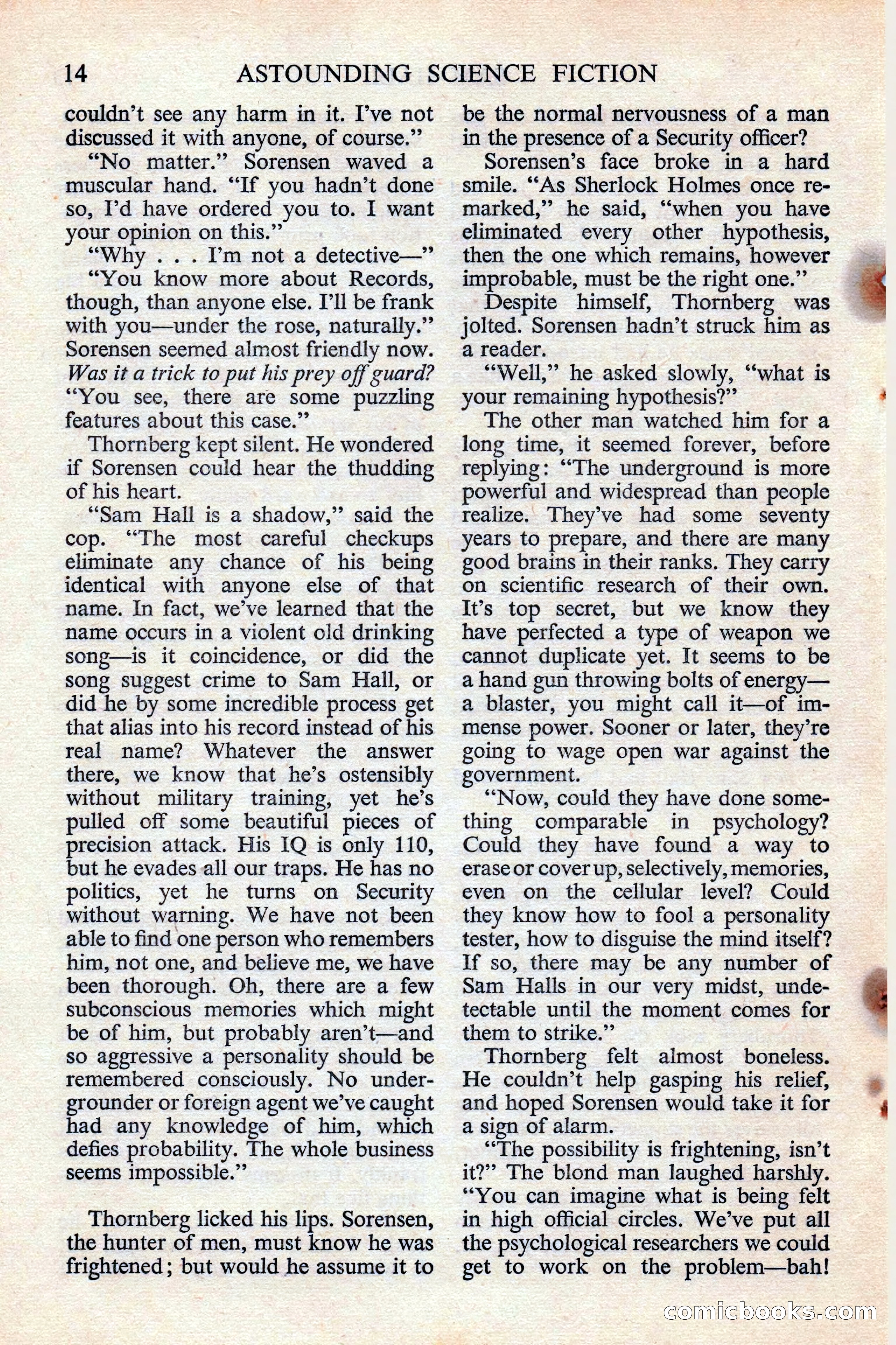 Astounding Science Fiction (British edition) — page 16 of 132