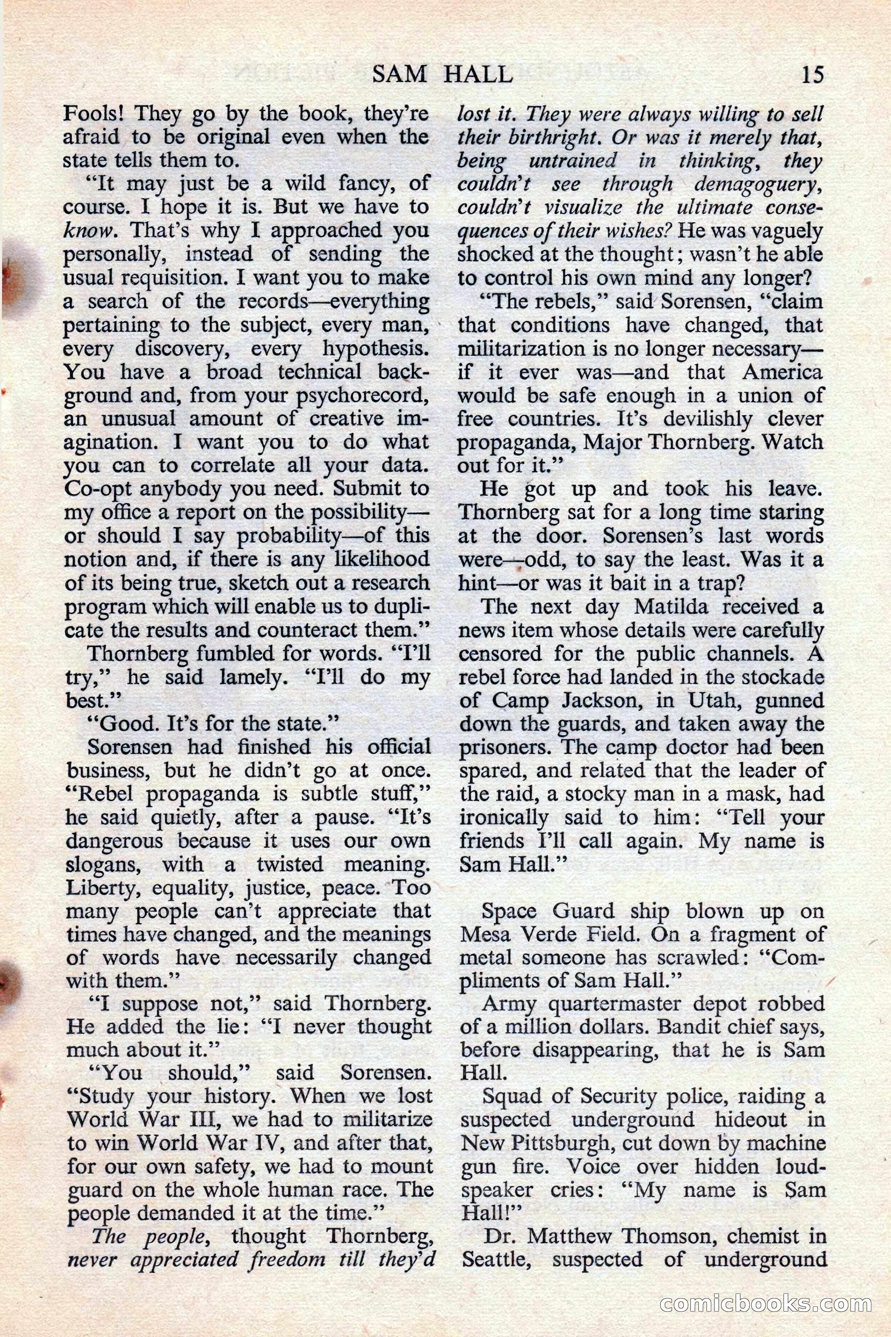 Astounding Science Fiction (British edition) — page 17 of 132