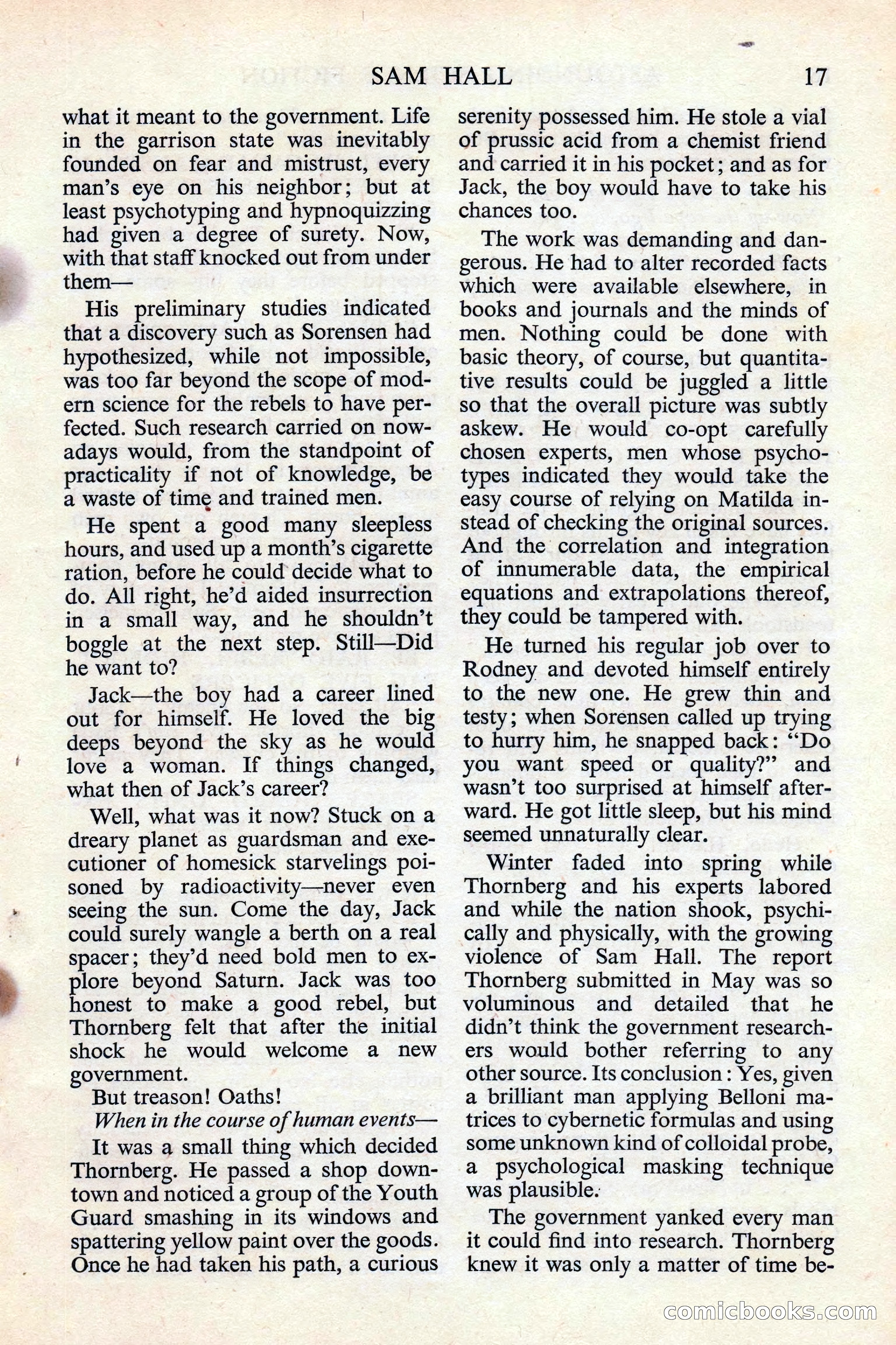 Astounding Science Fiction (British edition) — page 19 of 132
