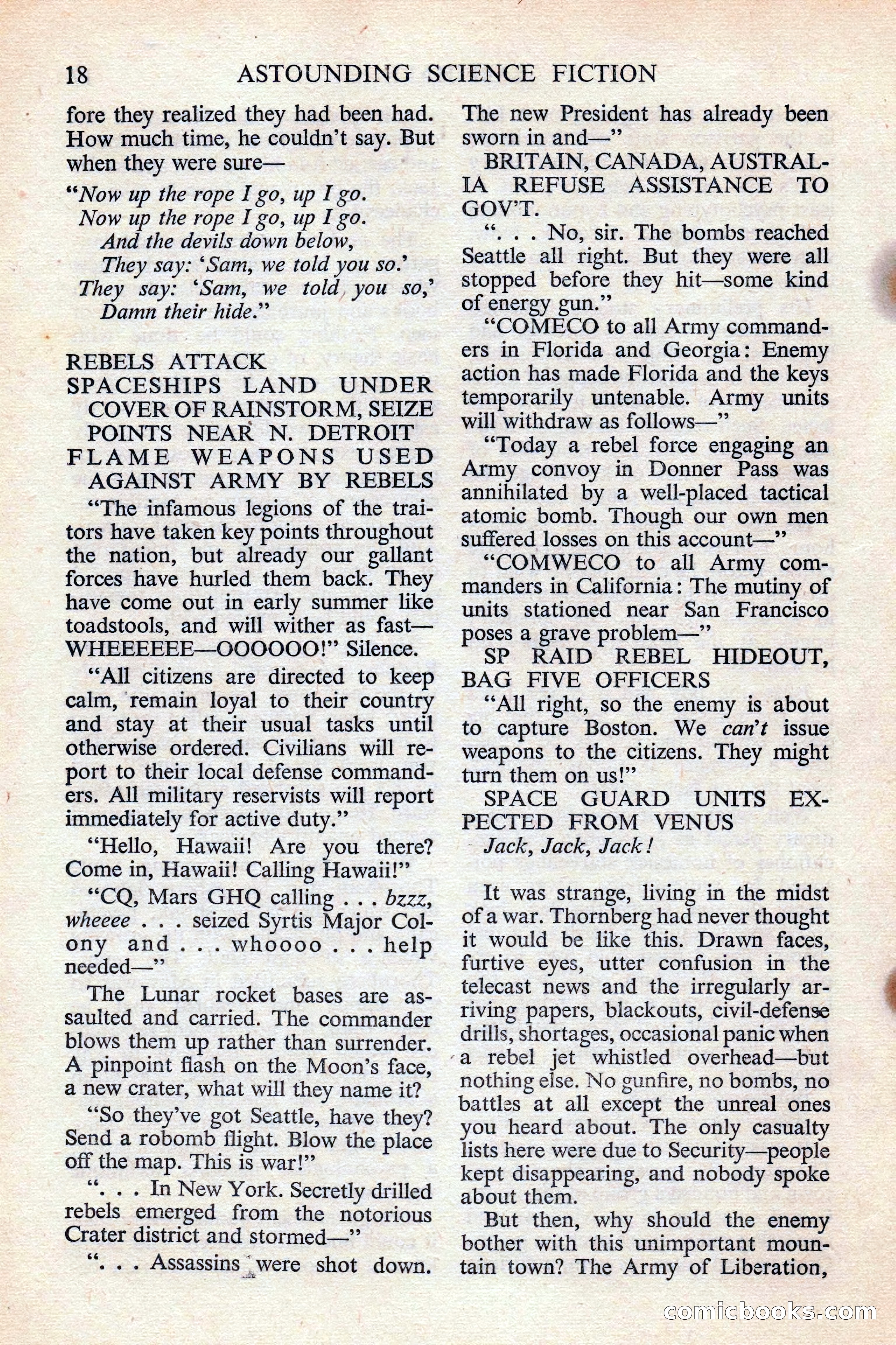 Astounding Science Fiction (British edition) — page 20 of 132