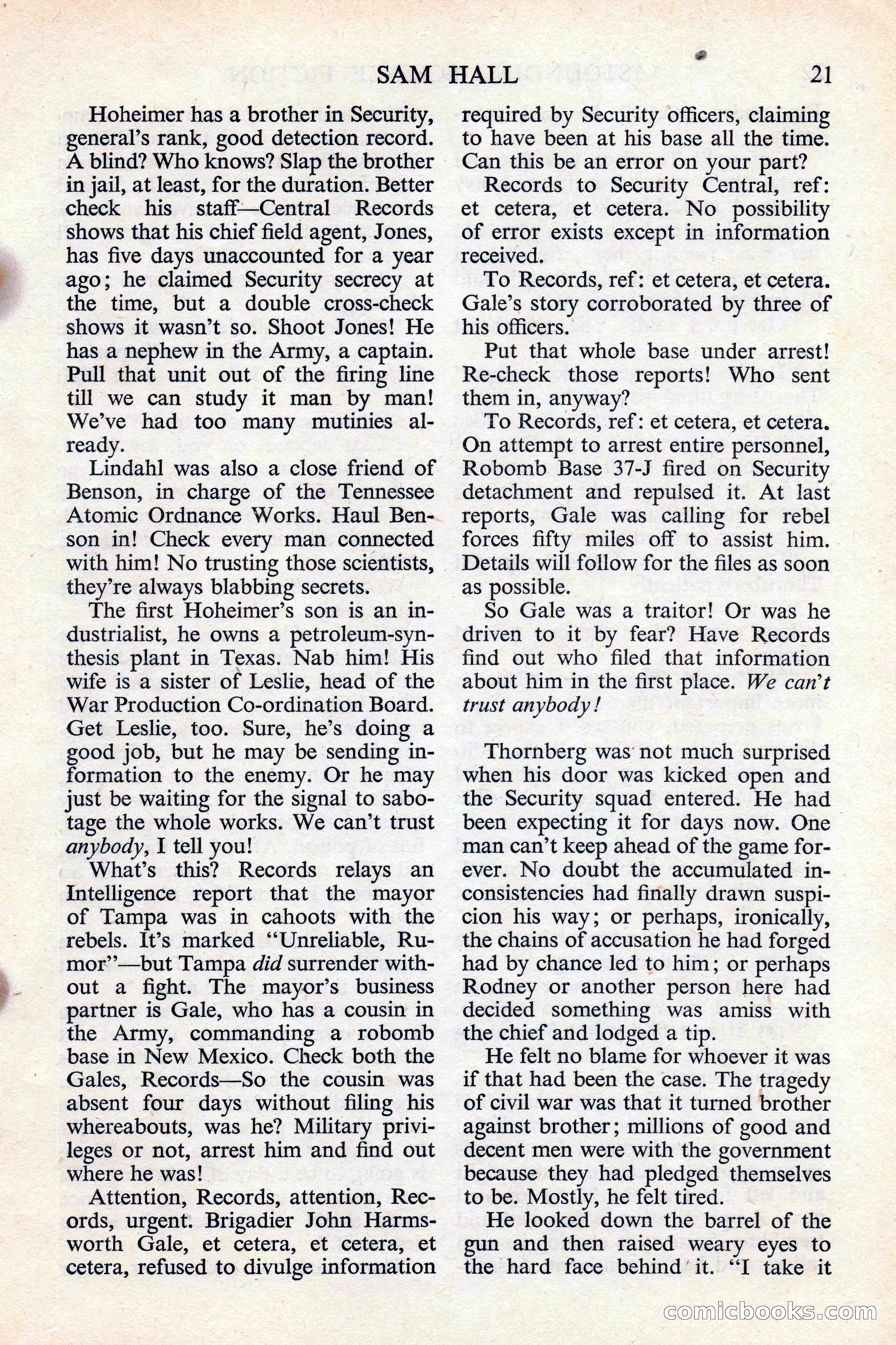 Astounding Science Fiction (British edition) — page 23 of 132