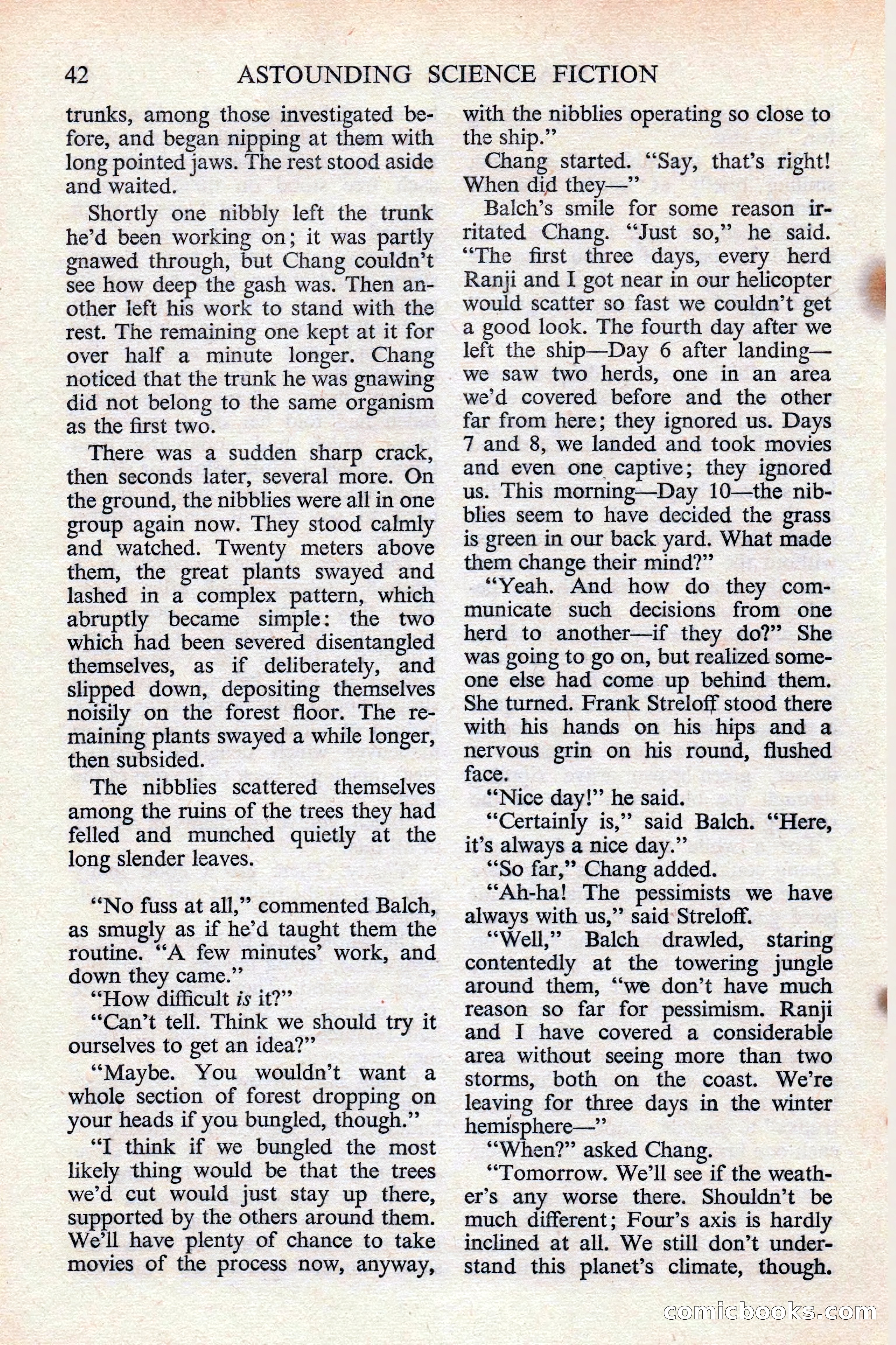 Astounding Science Fiction (British edition) — page 44 of 132