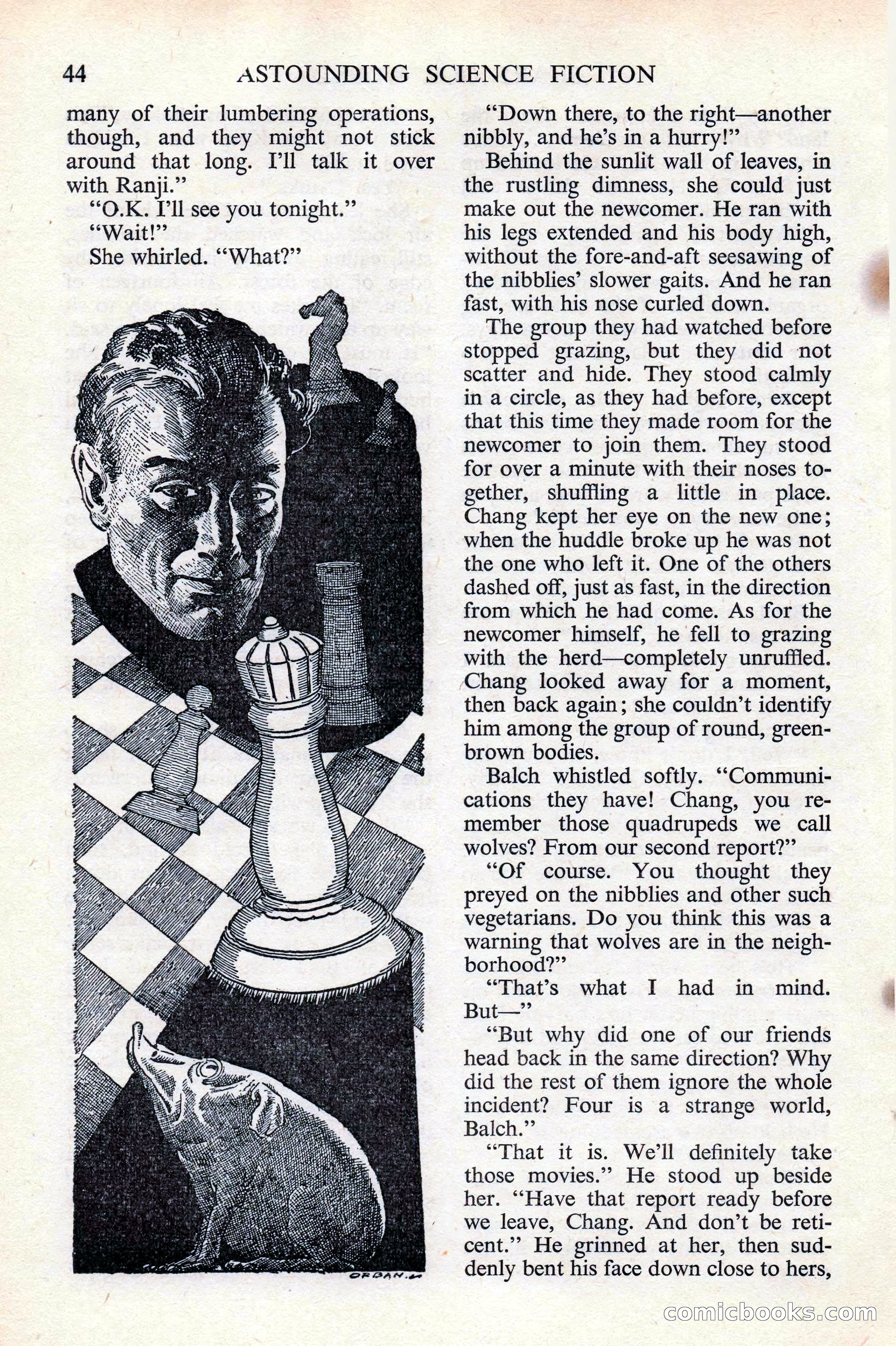 Astounding Science Fiction (British edition) — page 46 of 132