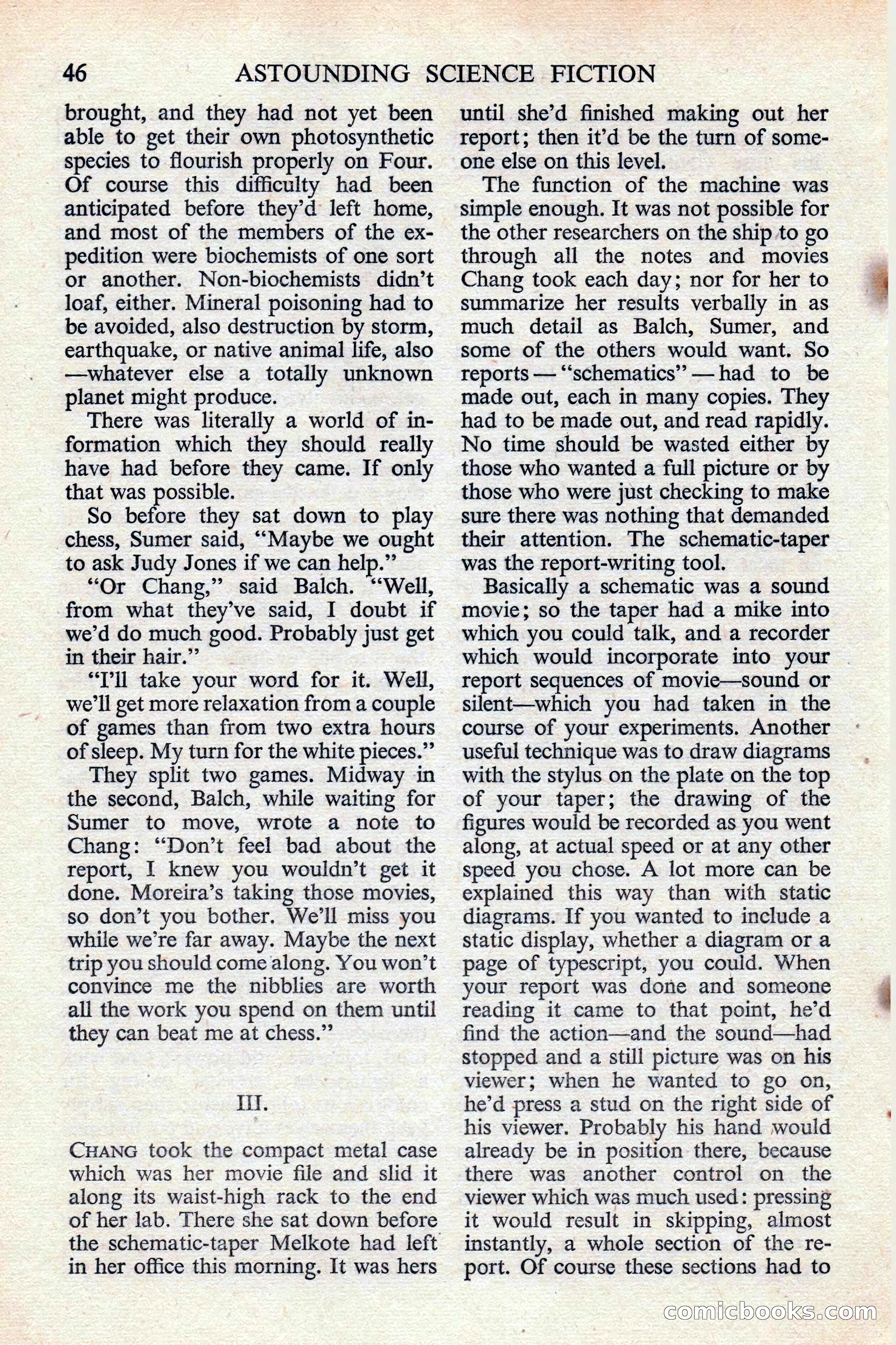 Astounding Science Fiction (British edition) — page 48 of 132