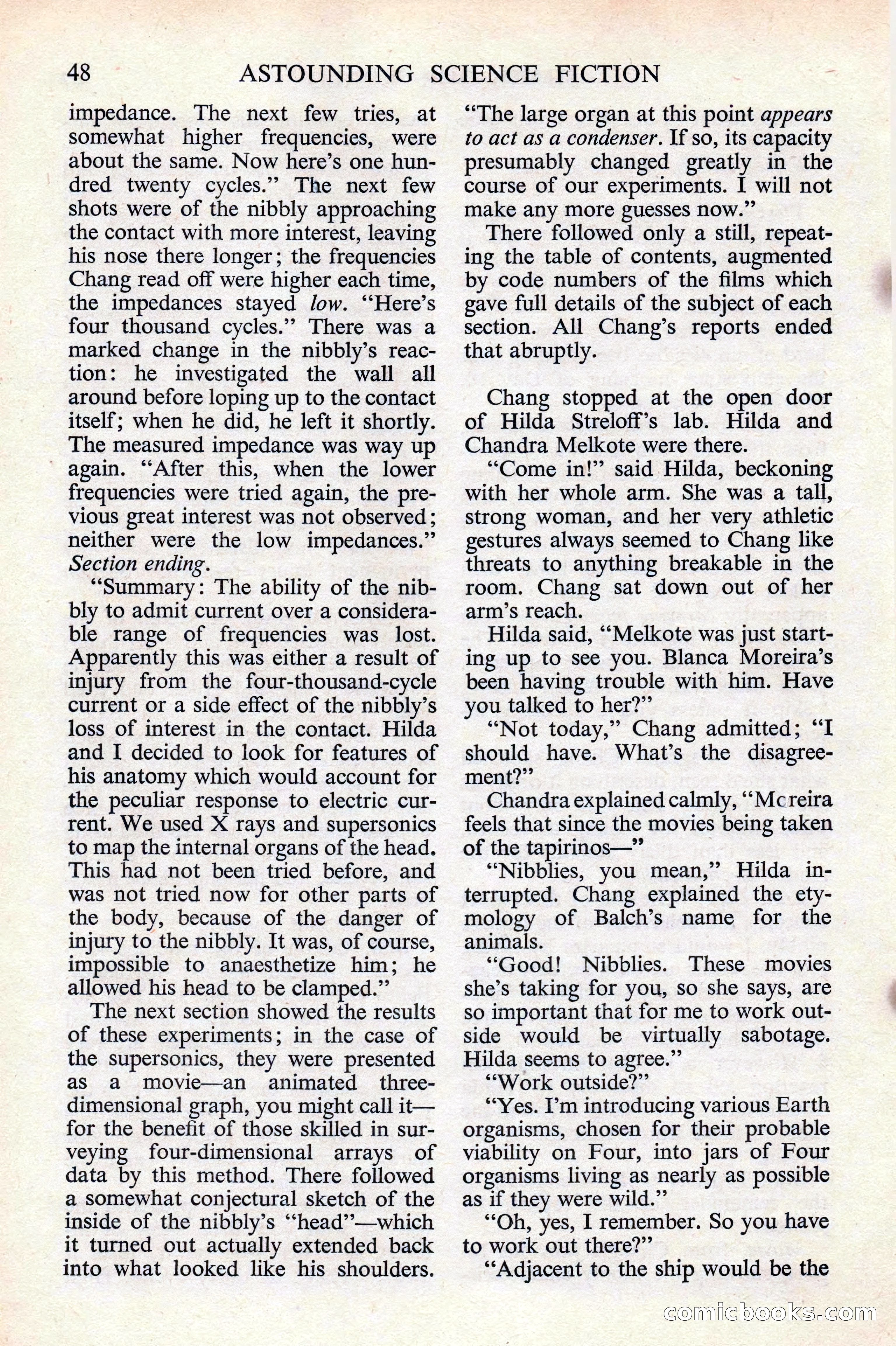 Astounding Science Fiction (British edition) — page 50 of 132