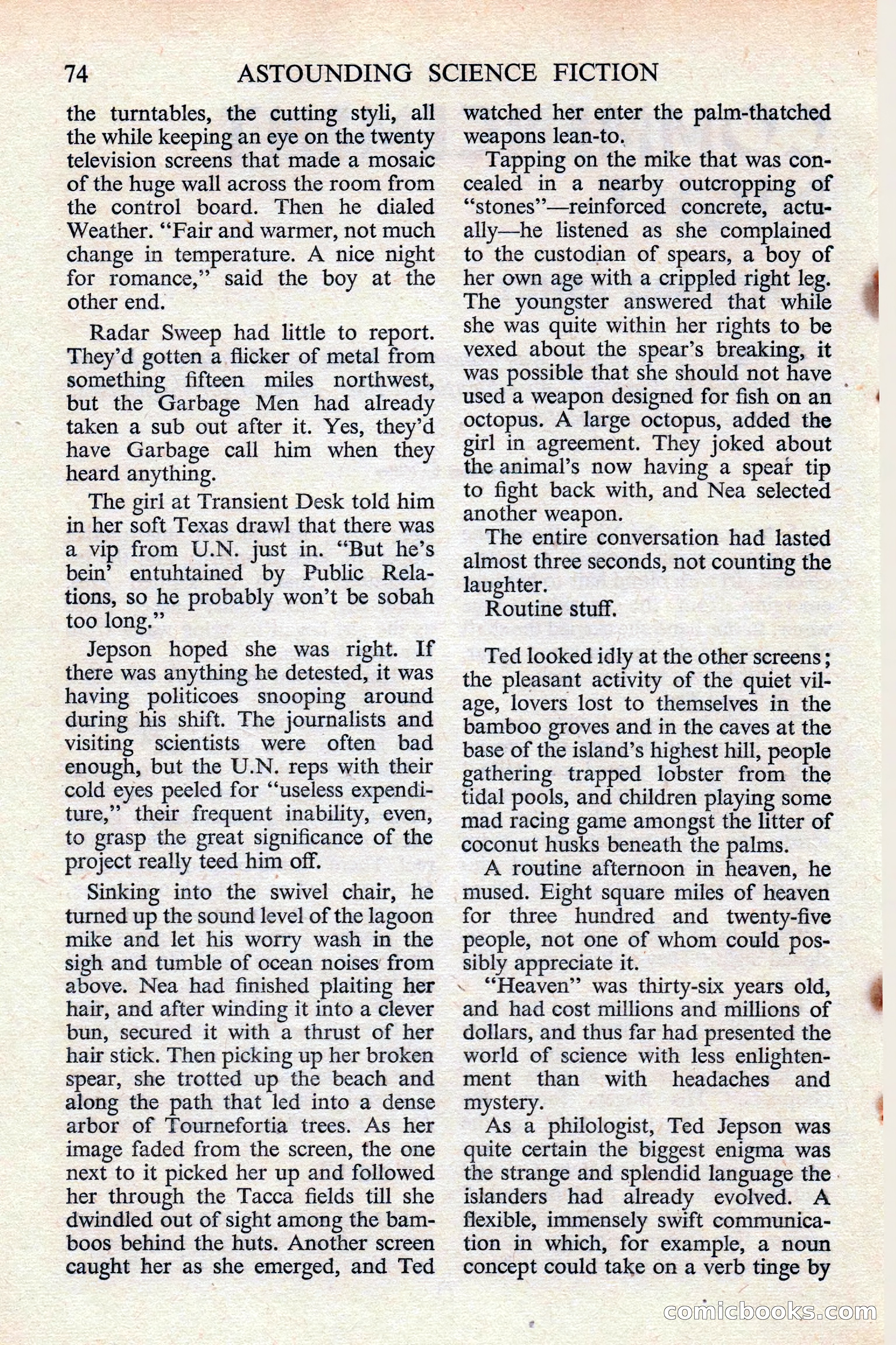 Astounding Science Fiction (British edition) — page 76 of 132