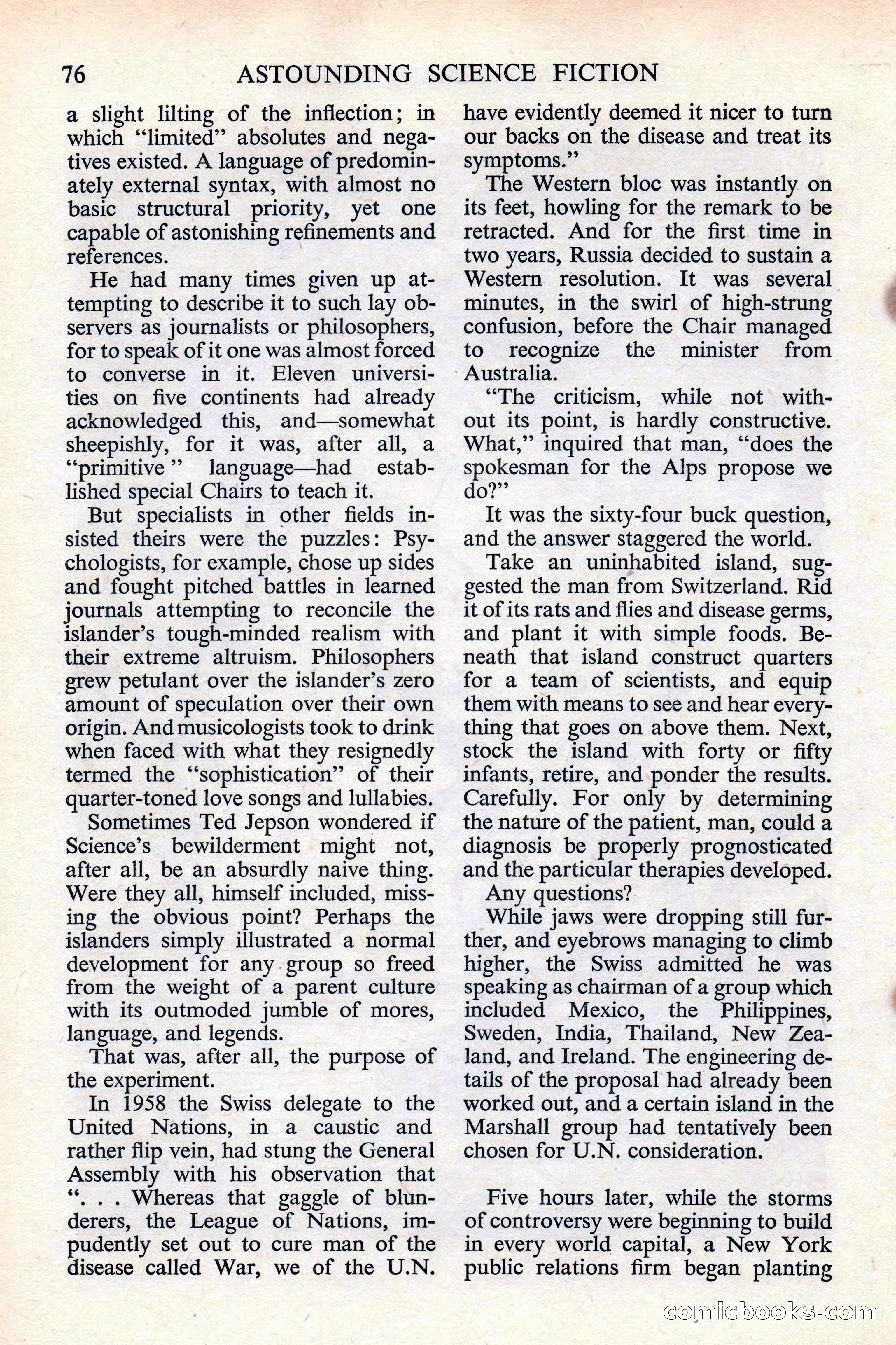 Astounding Science Fiction (British edition) — page 78 of 132