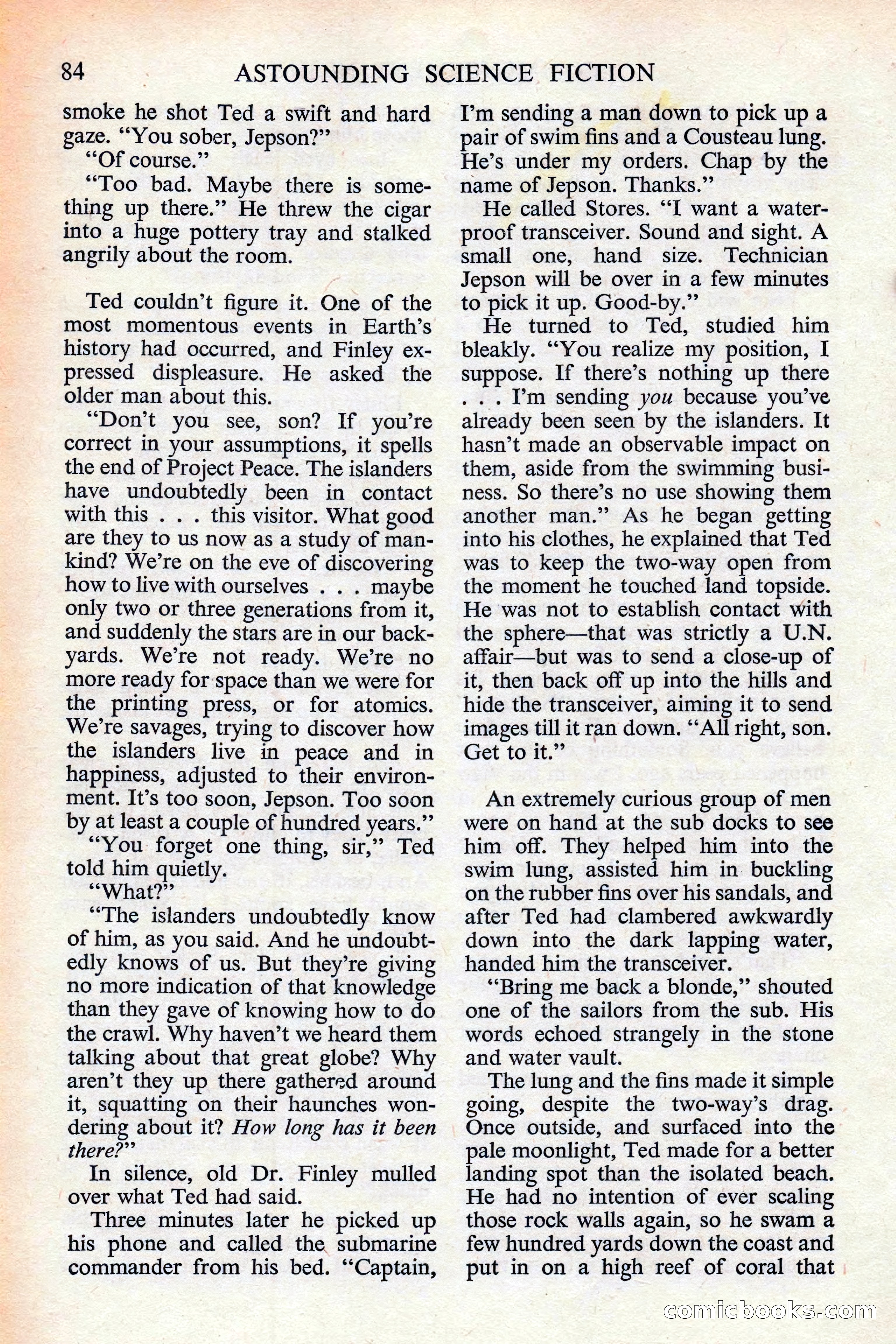 Astounding Science Fiction (British edition) — page 86 of 132