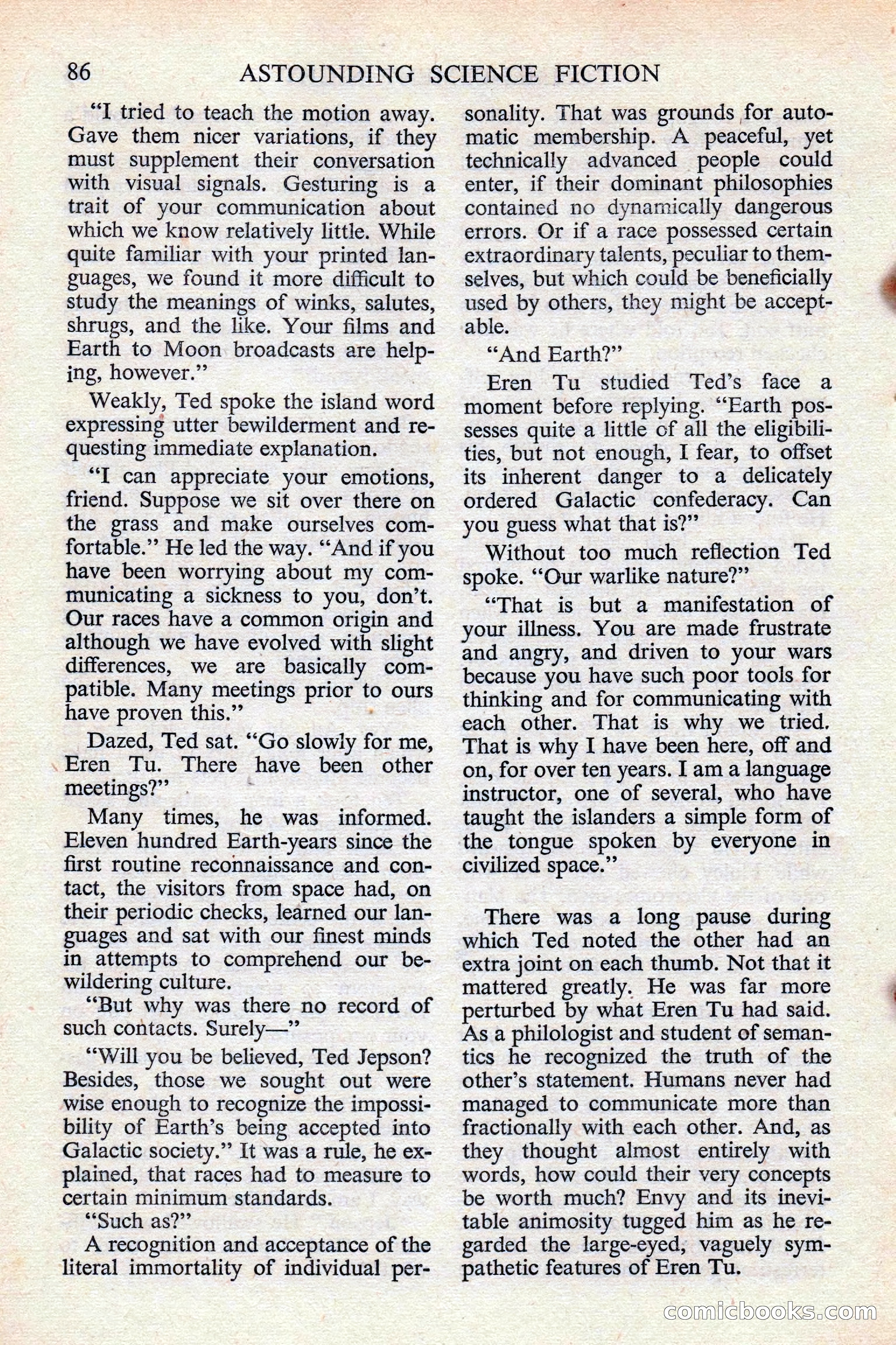 Astounding Science Fiction (British edition) — page 88 of 132