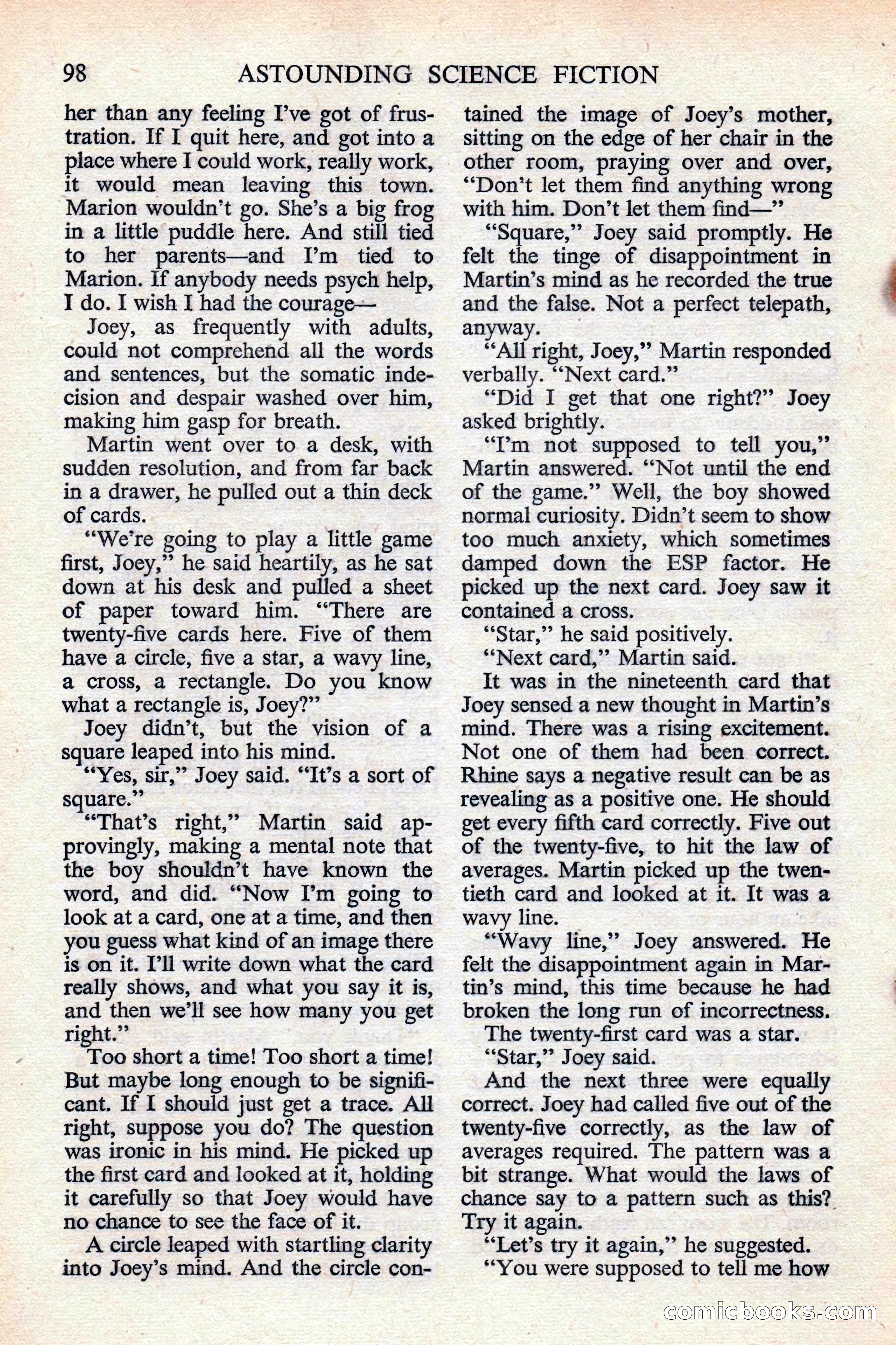 Astounding Science Fiction (British edition) — page 100 of 132