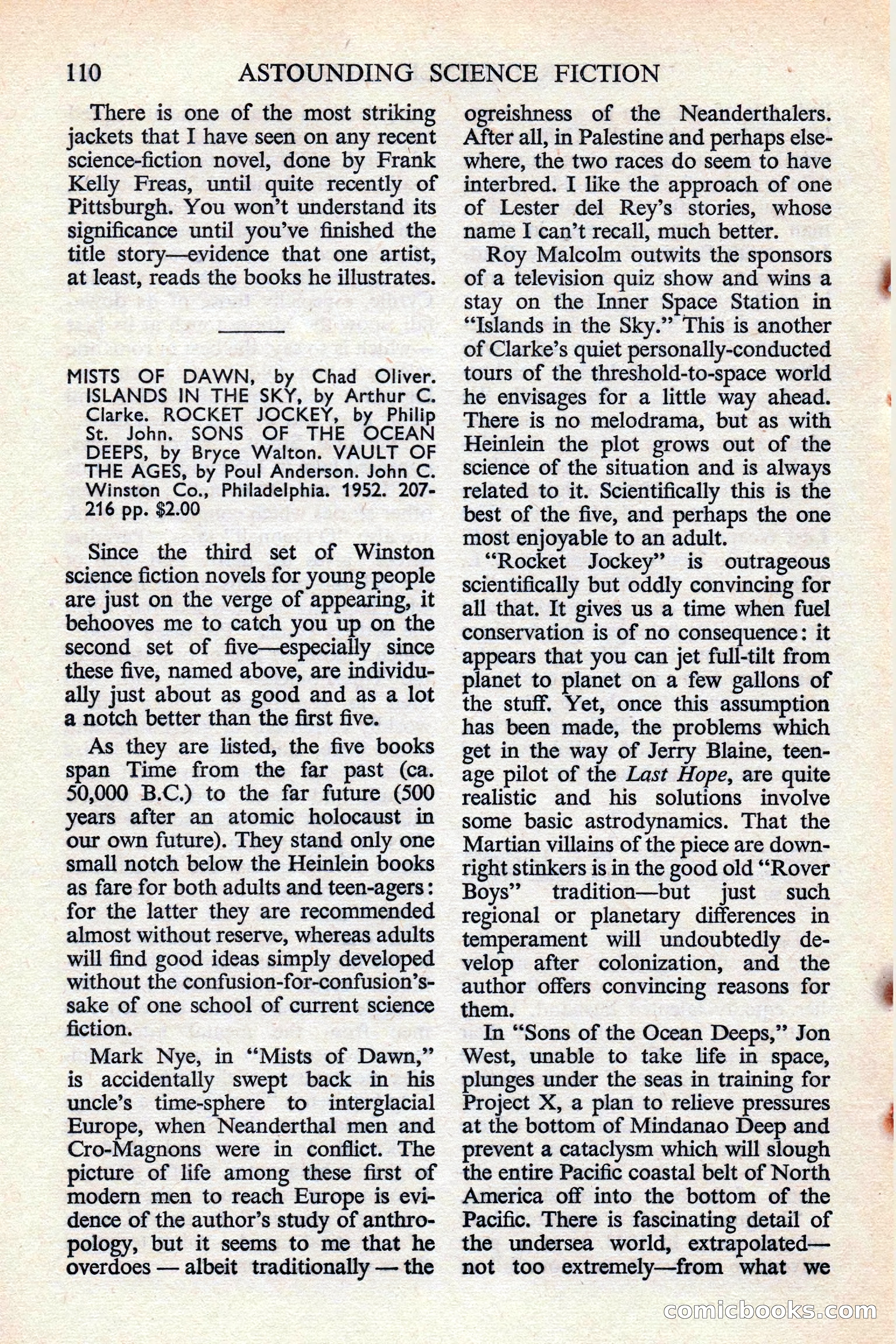 Astounding Science Fiction (British edition) — page 112 of 132