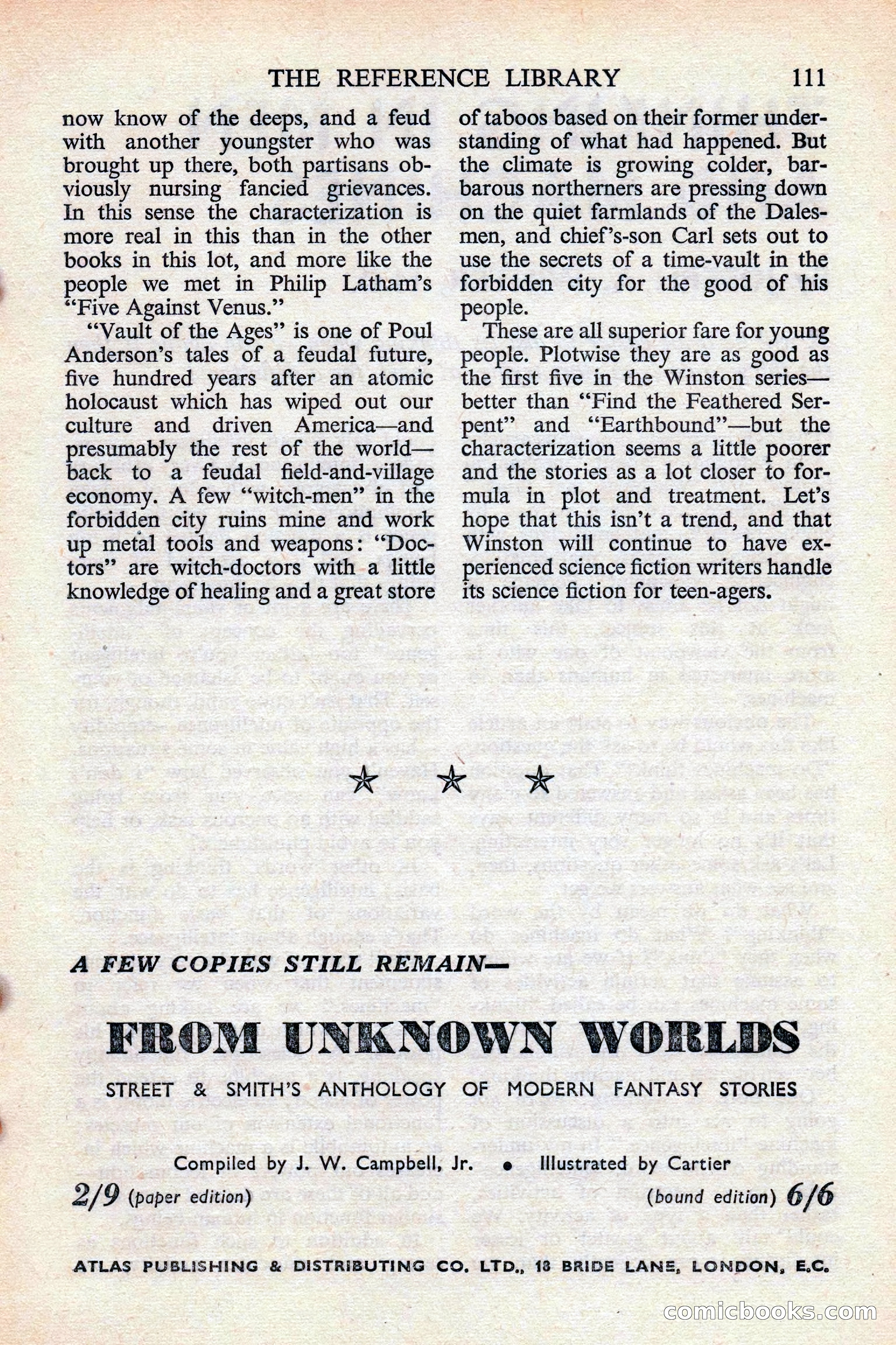 Astounding Science Fiction (British edition) — page 113 of 132