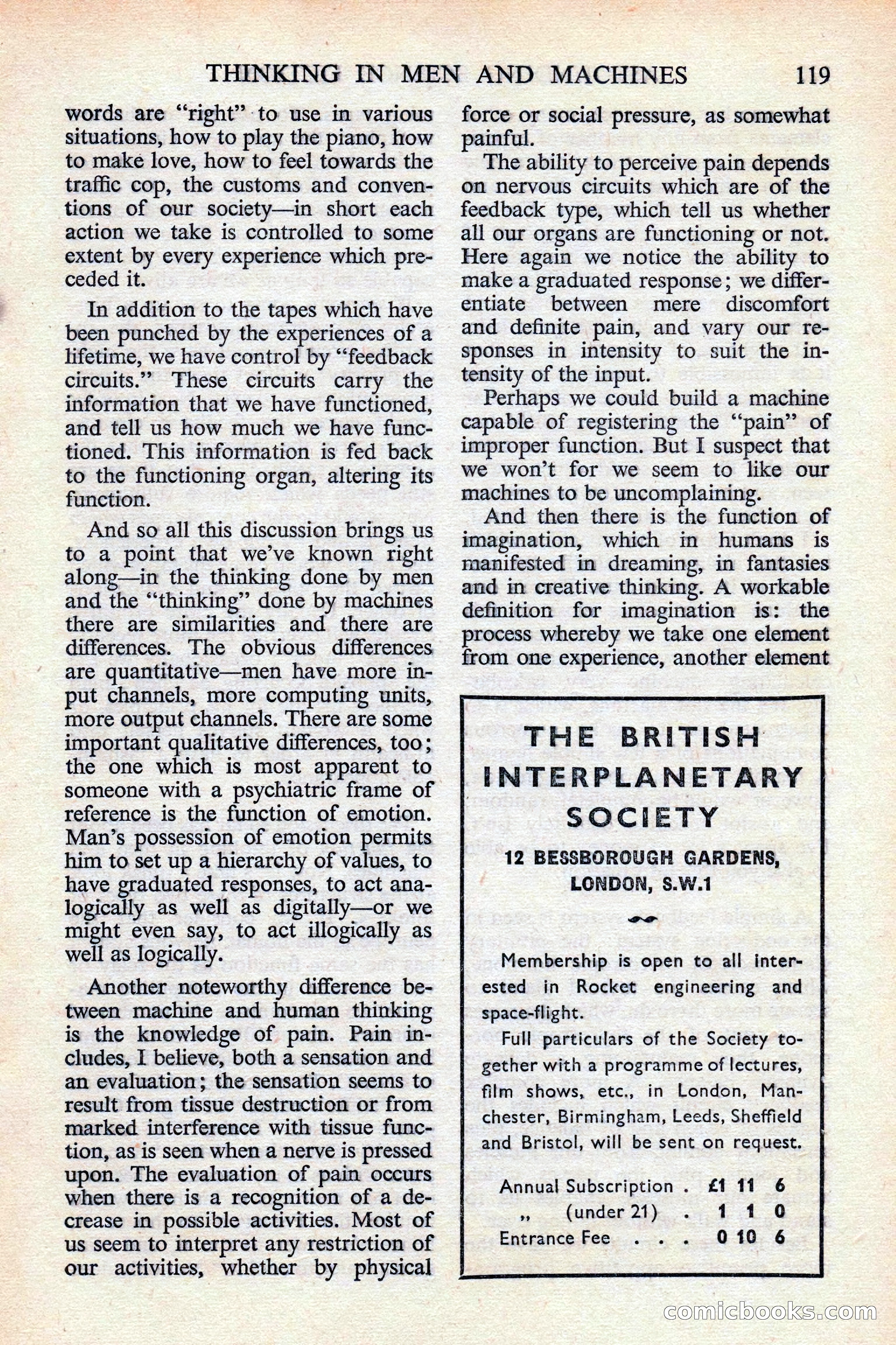Astounding Science Fiction (British edition) — page 121 of 132