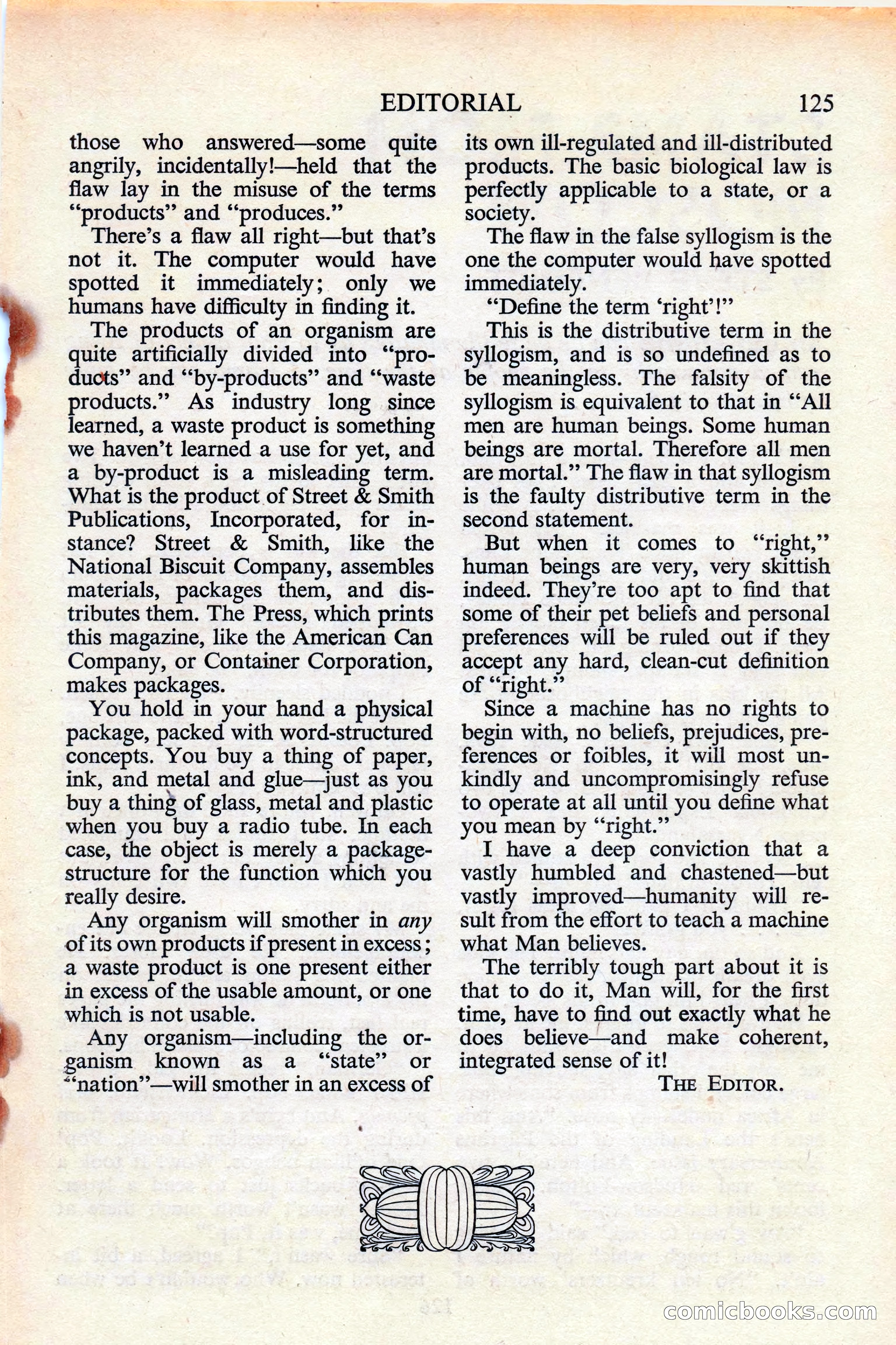 Astounding Science Fiction (British edition) — page 127 of 132