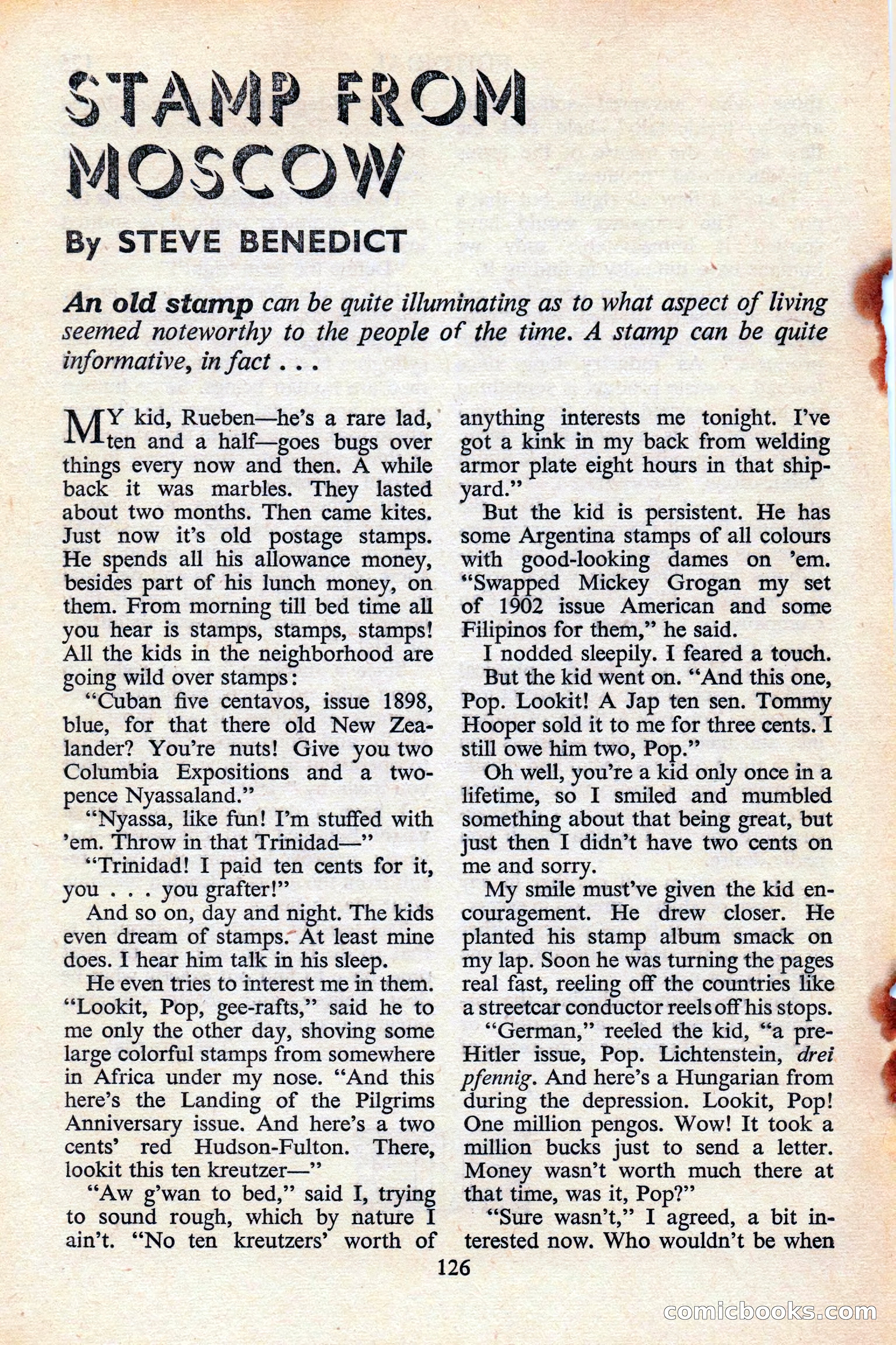 Astounding Science Fiction (British edition) — page 128 of 132