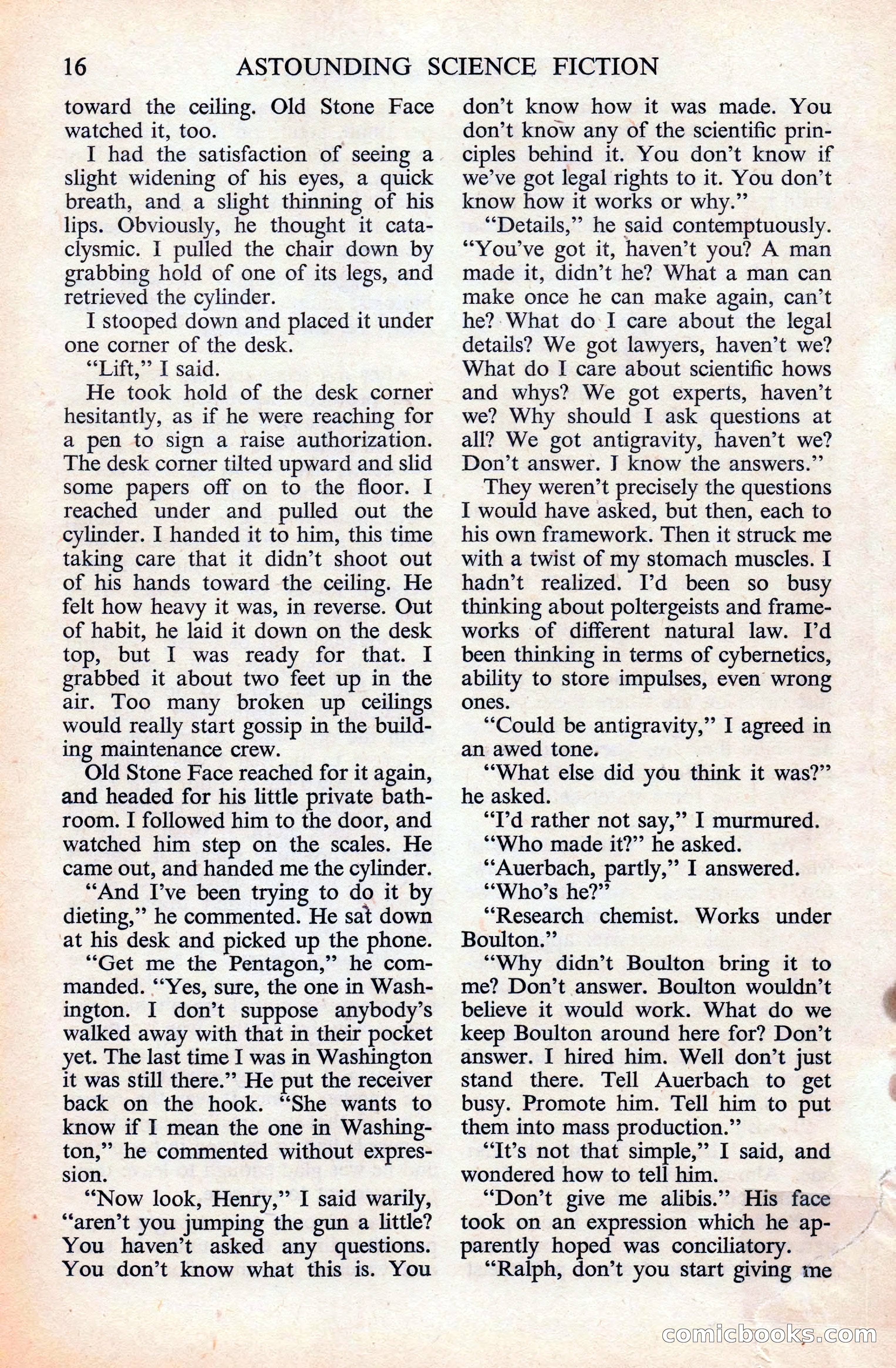 Astounding Science Fiction, British Edition — page 18 of 132