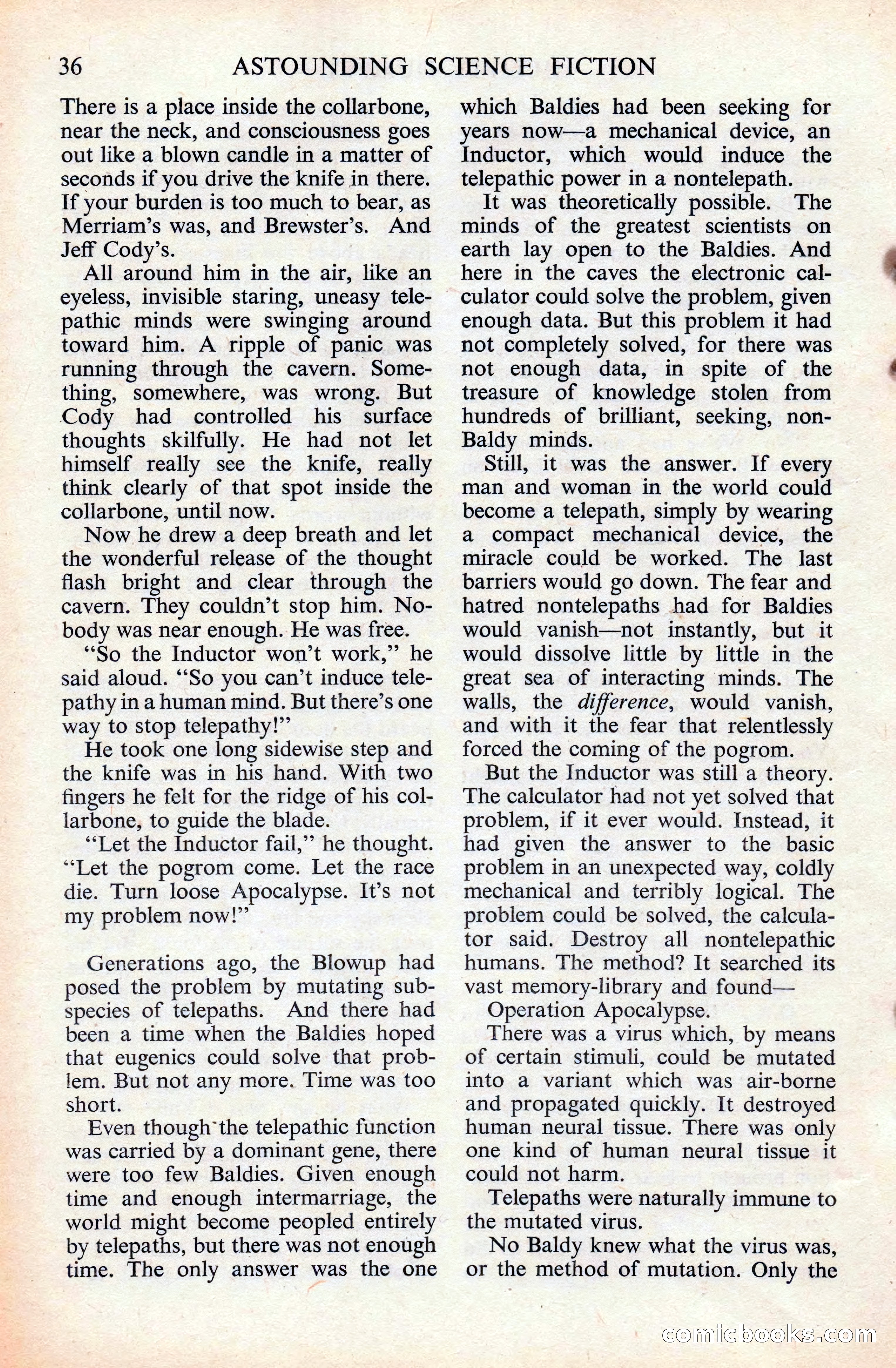 Astounding Science Fiction, British Edition — page 38 of 132