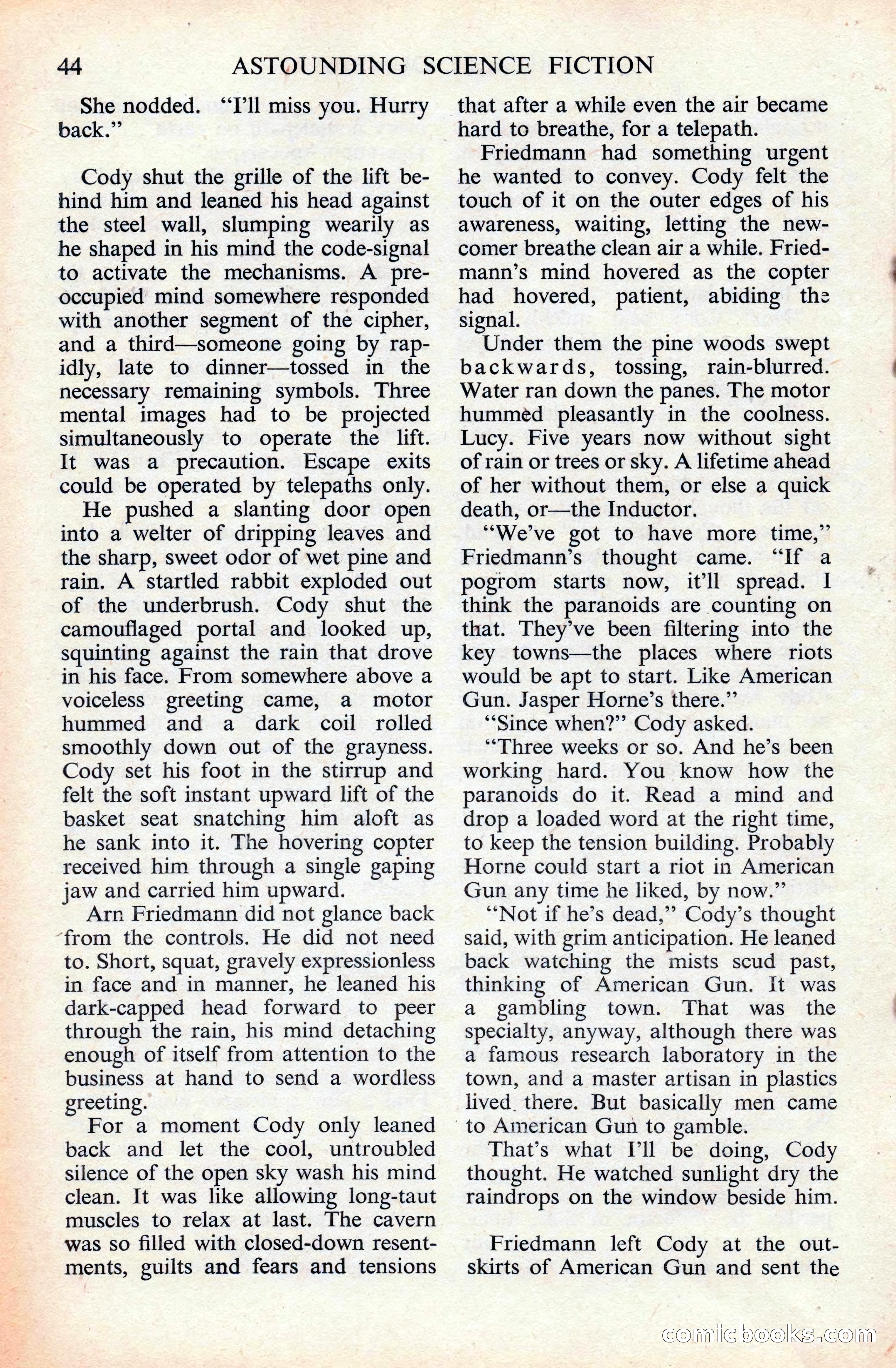 Astounding Science Fiction, British Edition — page 46 of 132