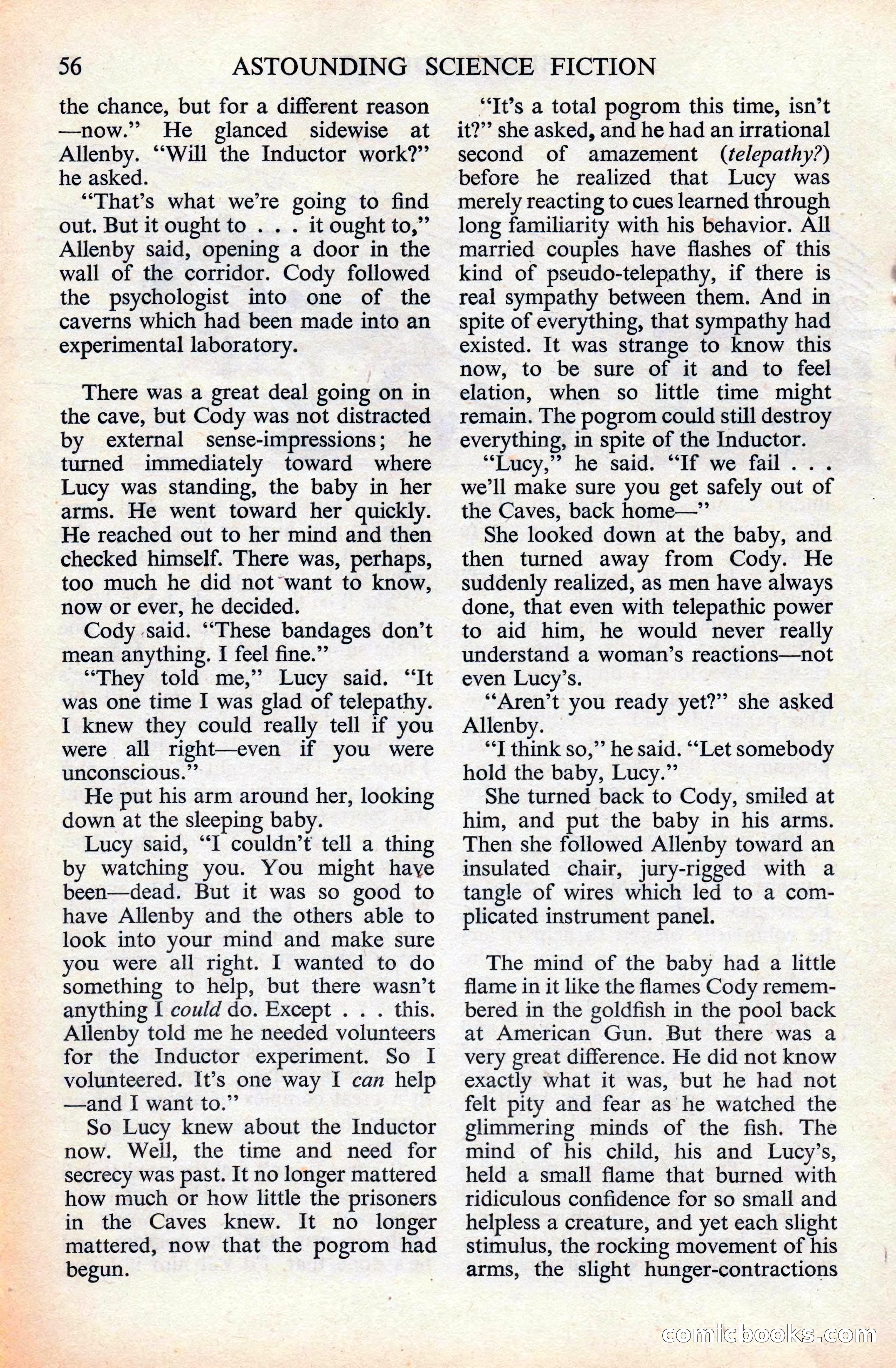 Astounding Science Fiction, British Edition — page 58 of 132