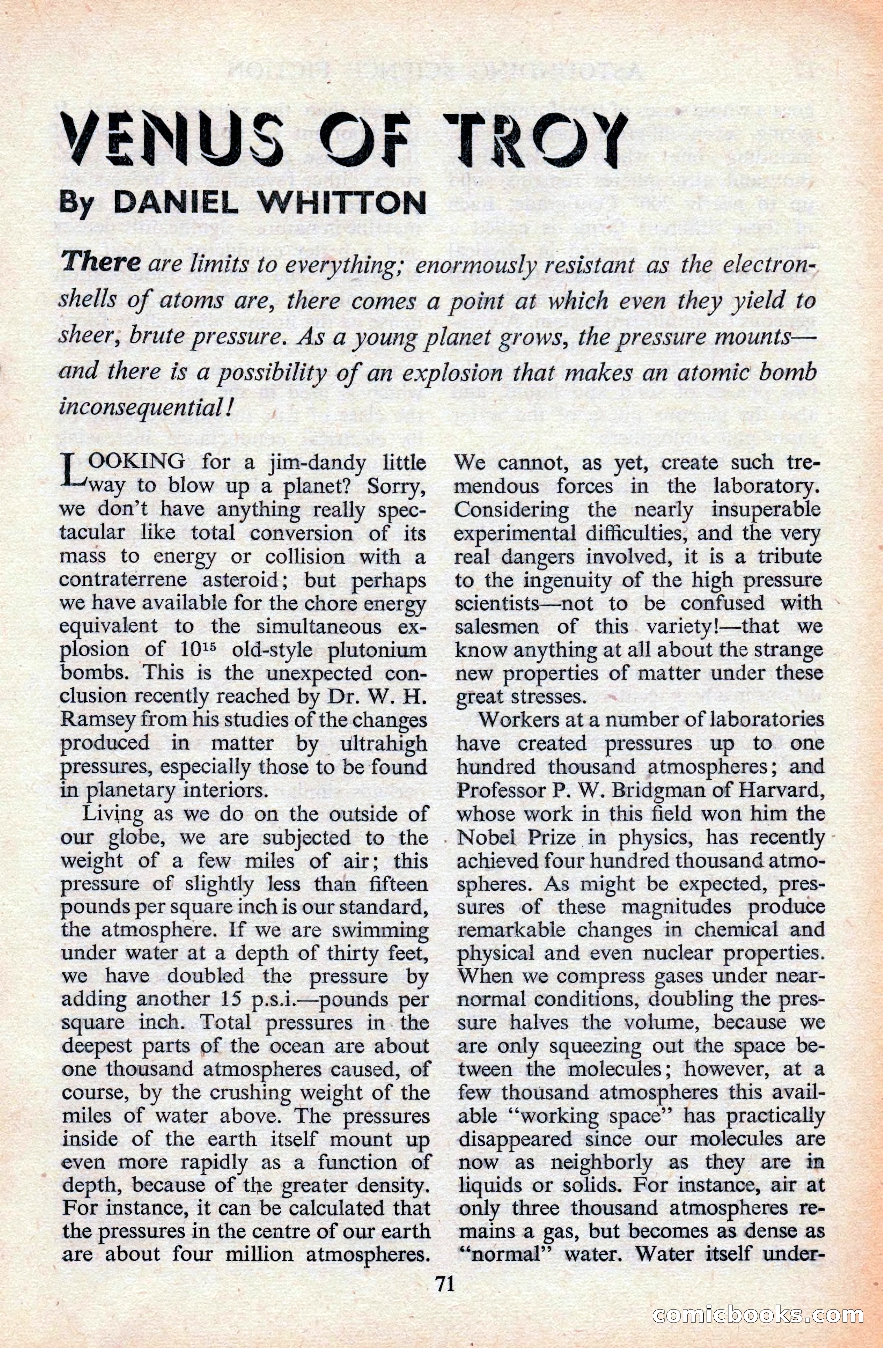 Astounding Science Fiction, British Edition — page 73 of 132
