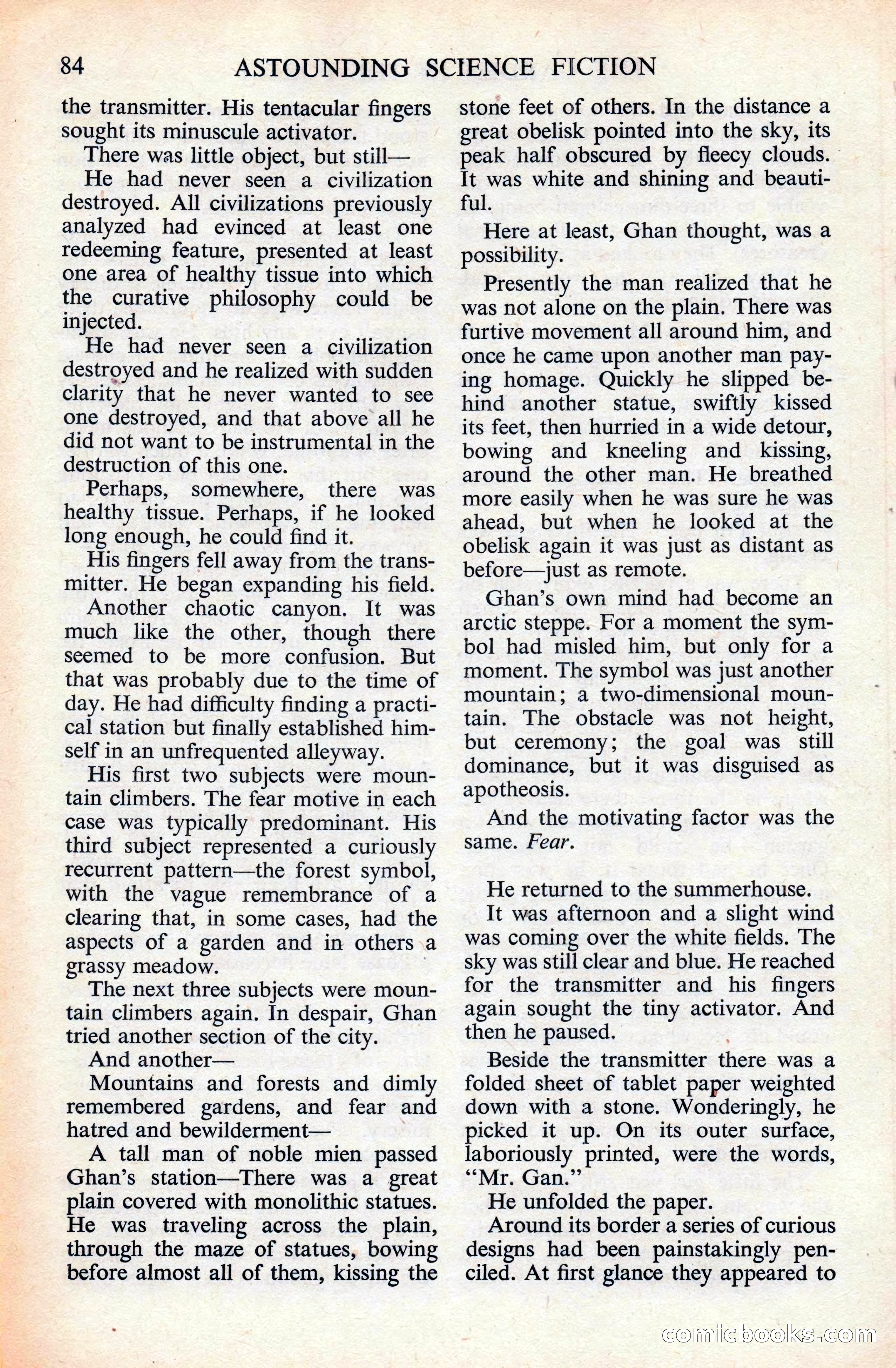 Astounding Science Fiction, British Edition — page 86 of 132