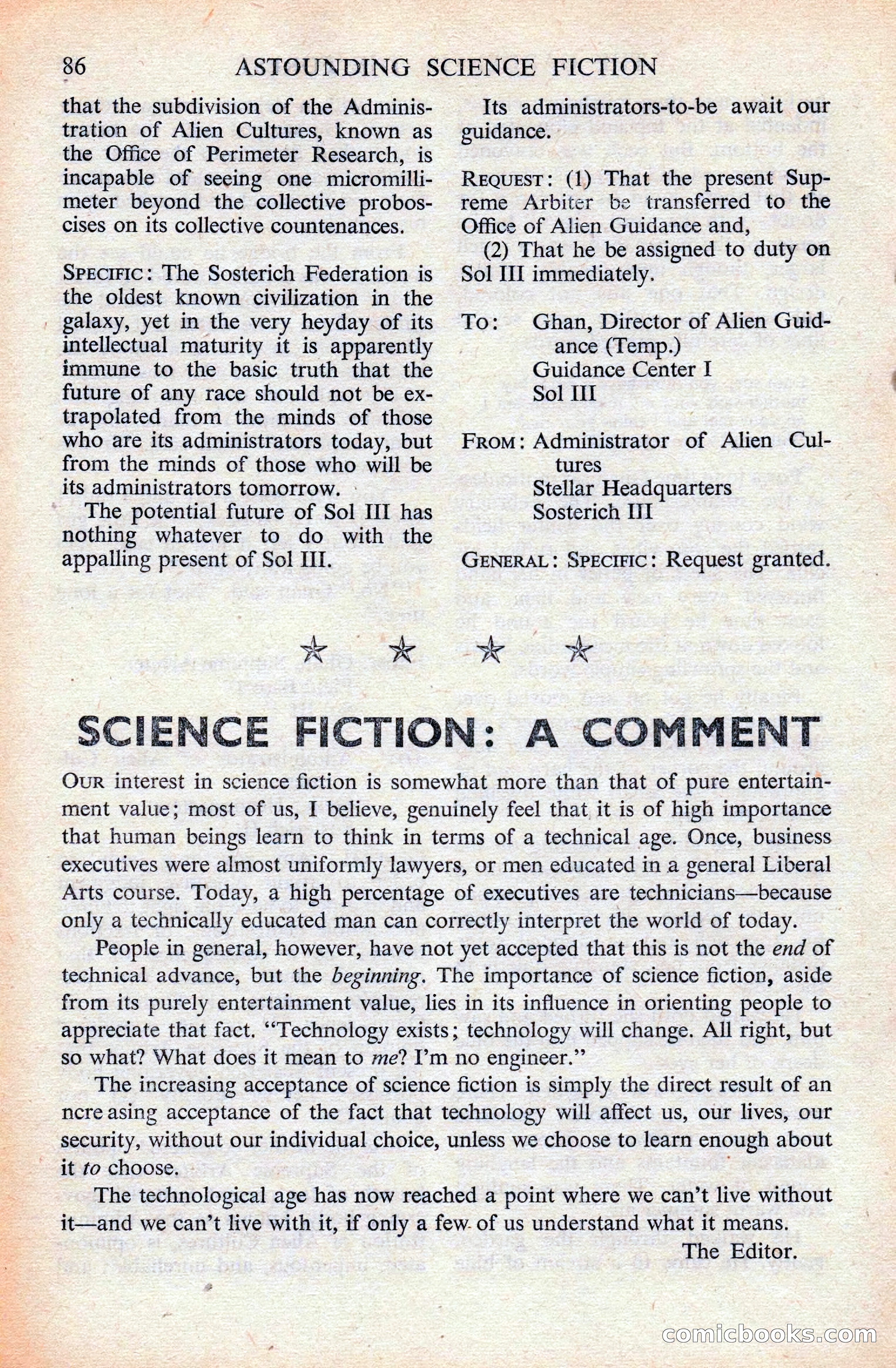 Astounding Science Fiction, British Edition — page 88 of 132