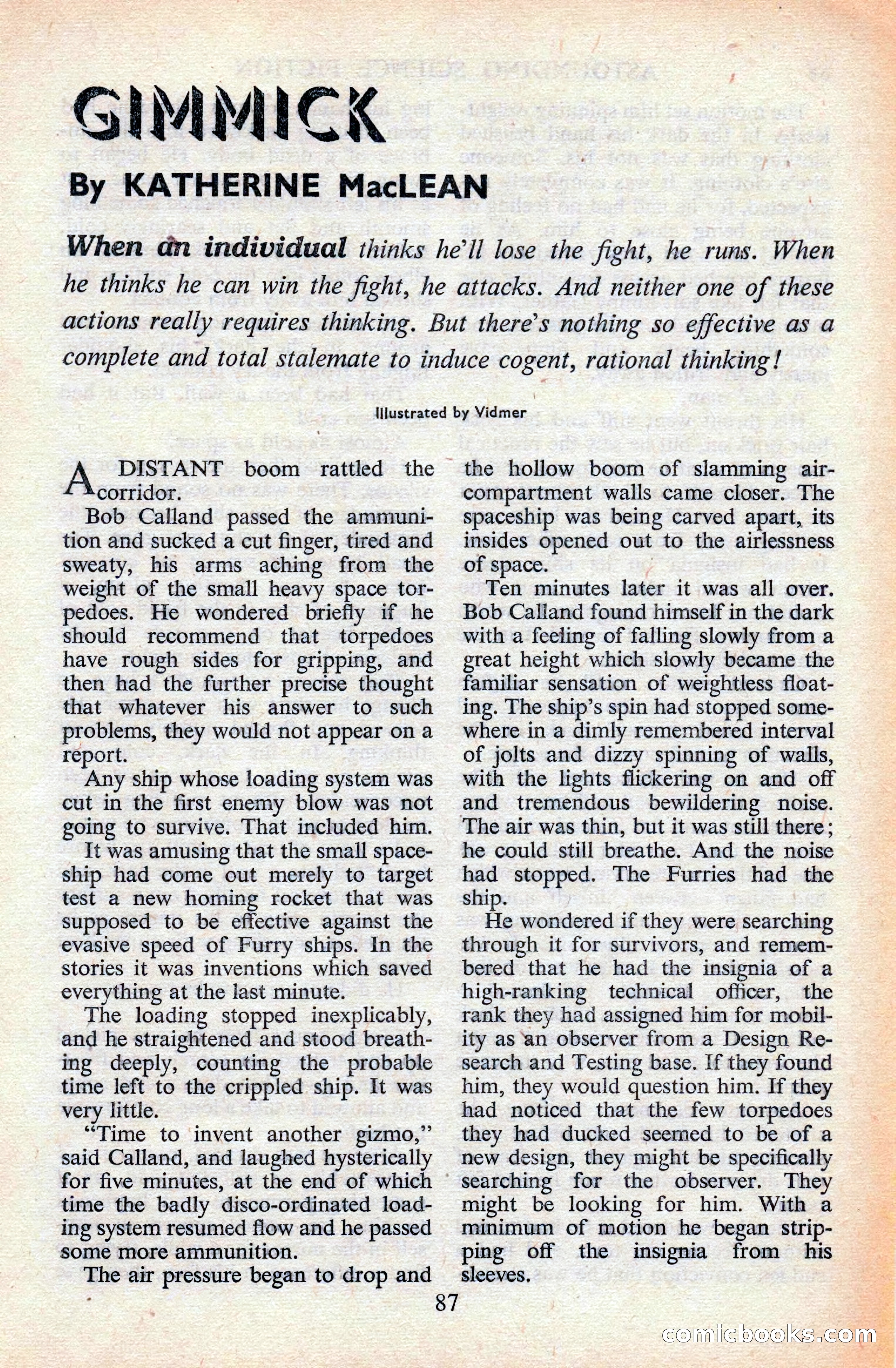 Astounding Science Fiction, British Edition — page 89 of 132