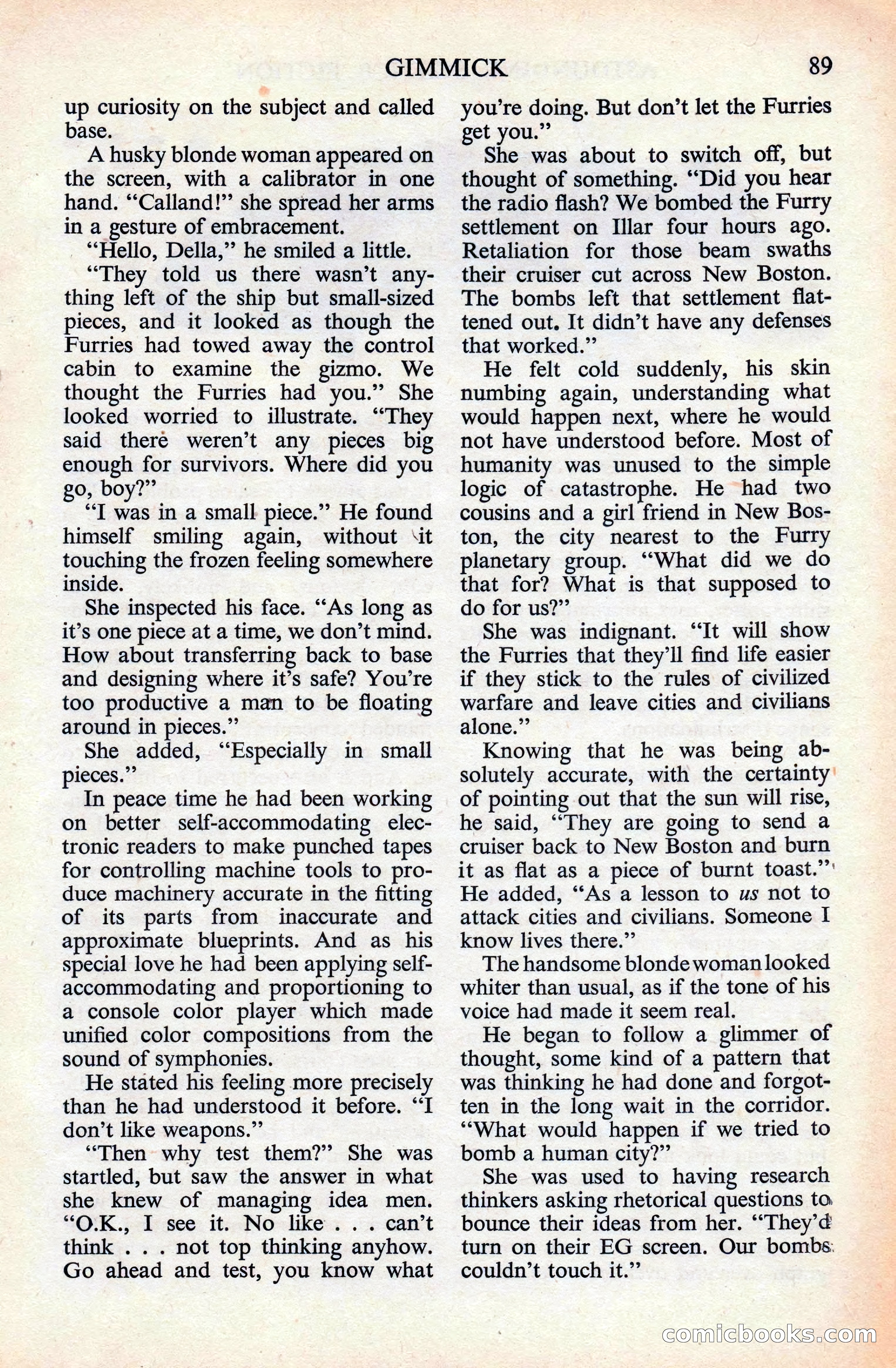 Astounding Science Fiction, British Edition — page 91 of 132