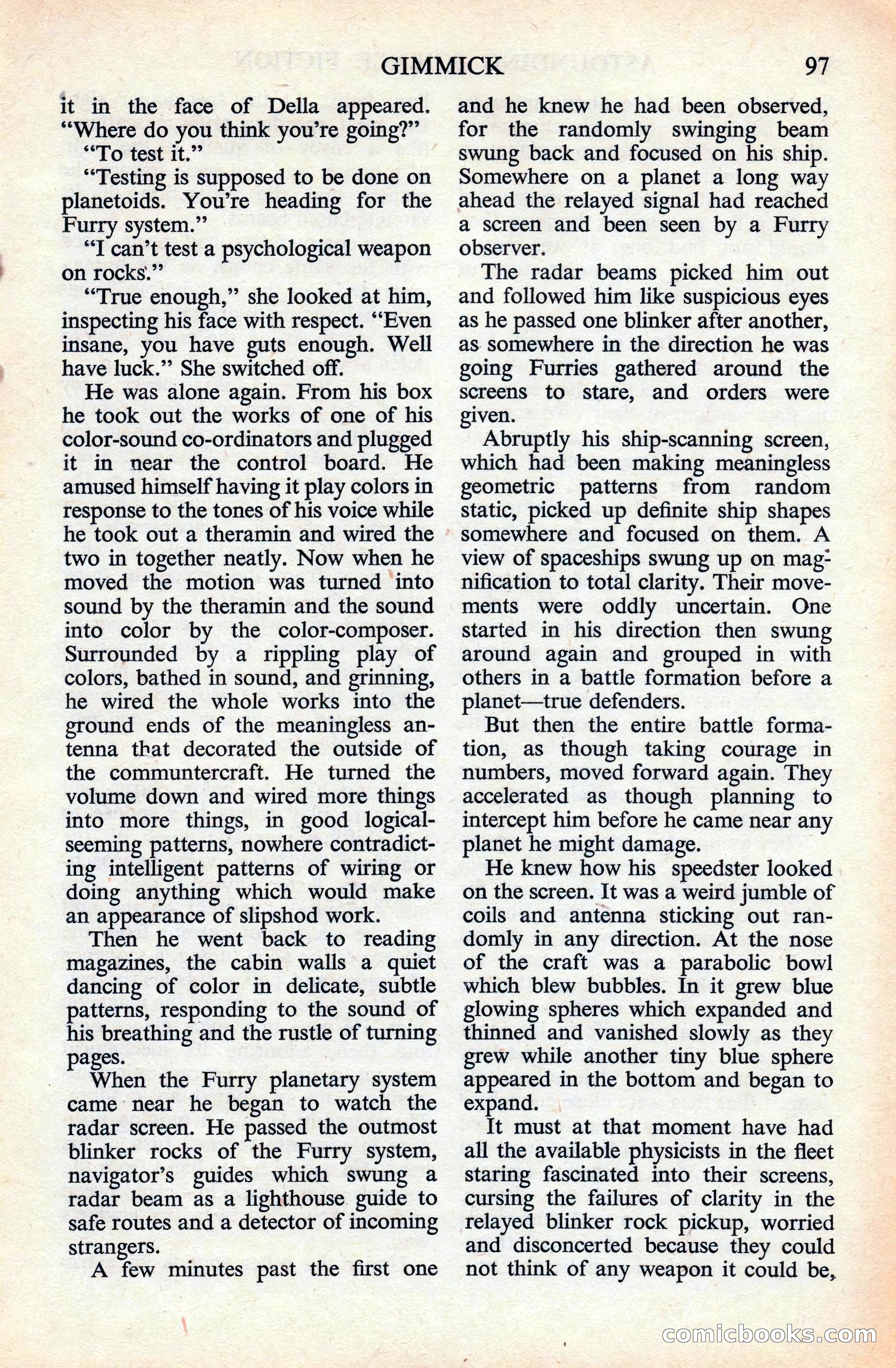Astounding Science Fiction, British Edition — page 99 of 132