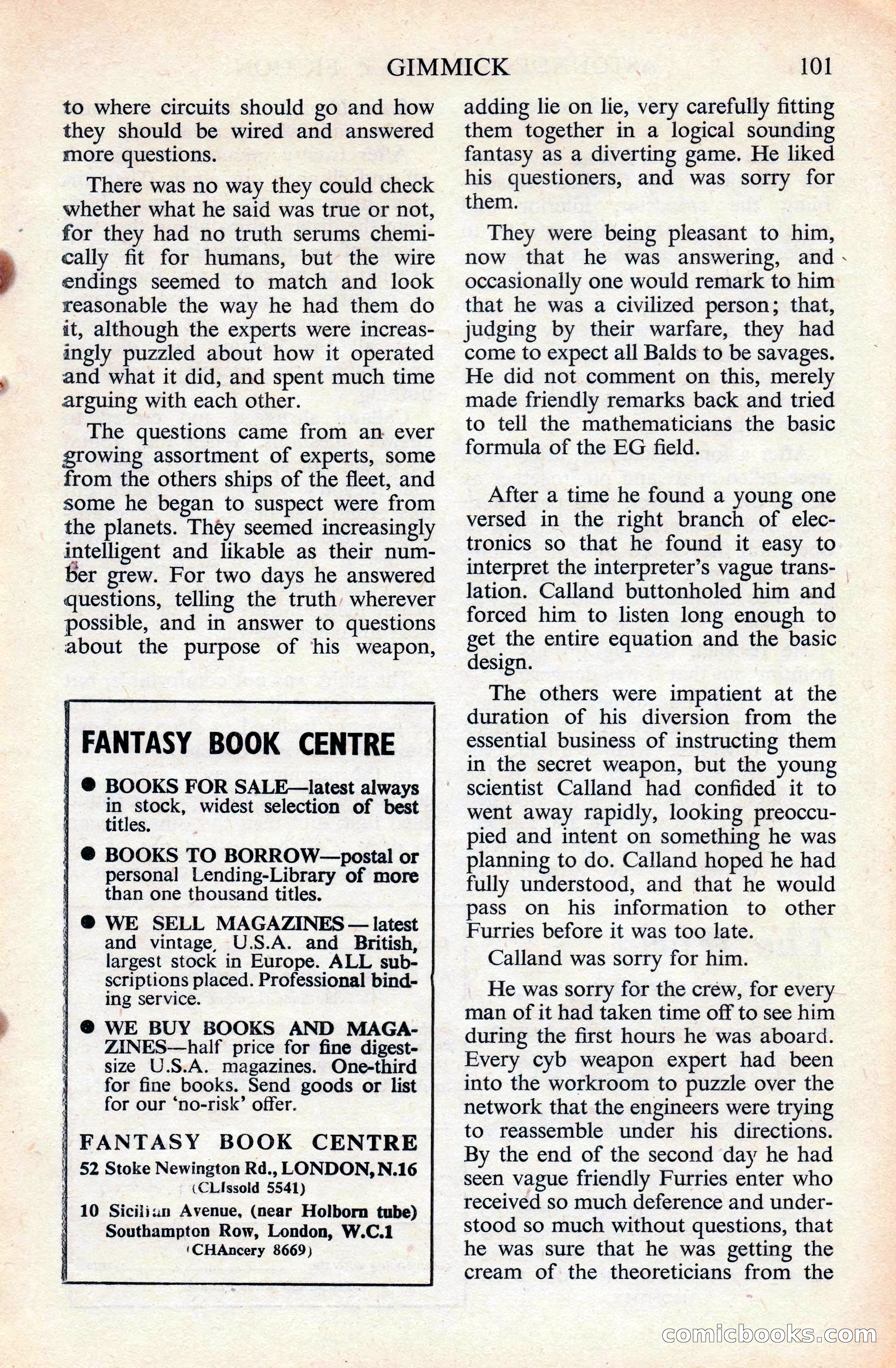 Astounding Science Fiction, British Edition — page 103 of 132