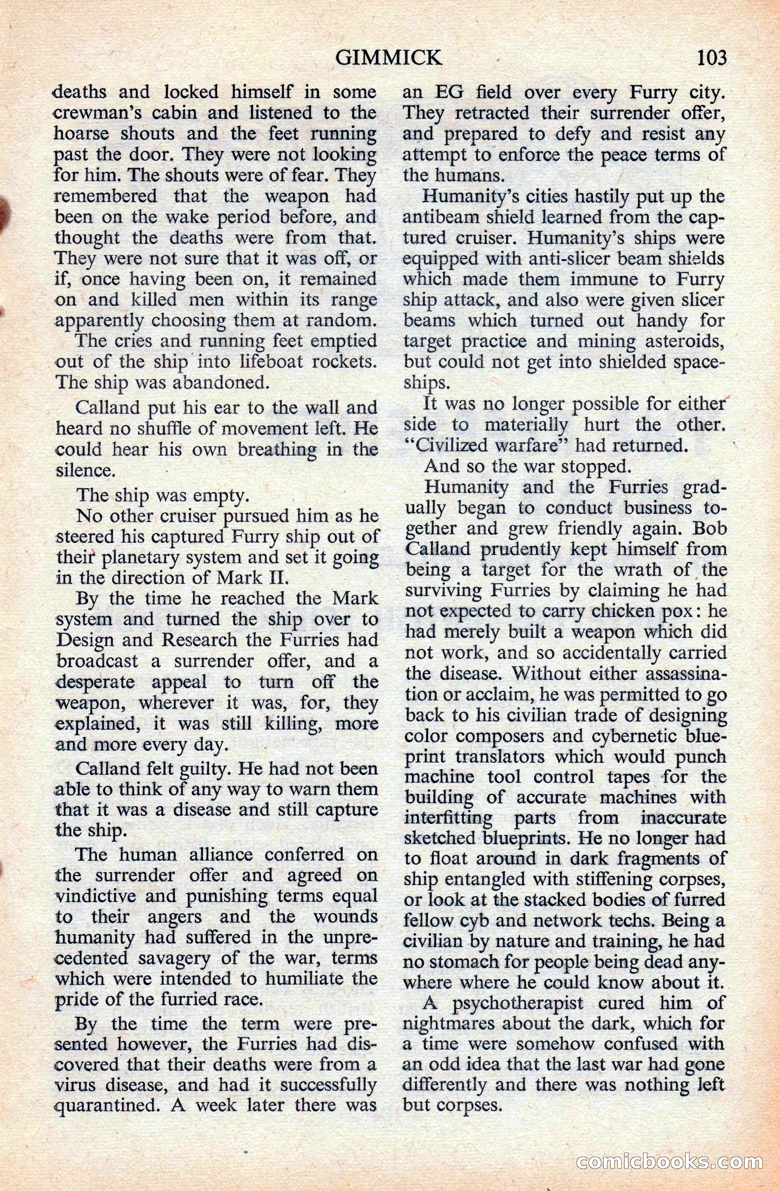 Astounding Science Fiction, British Edition — page 105 of 132