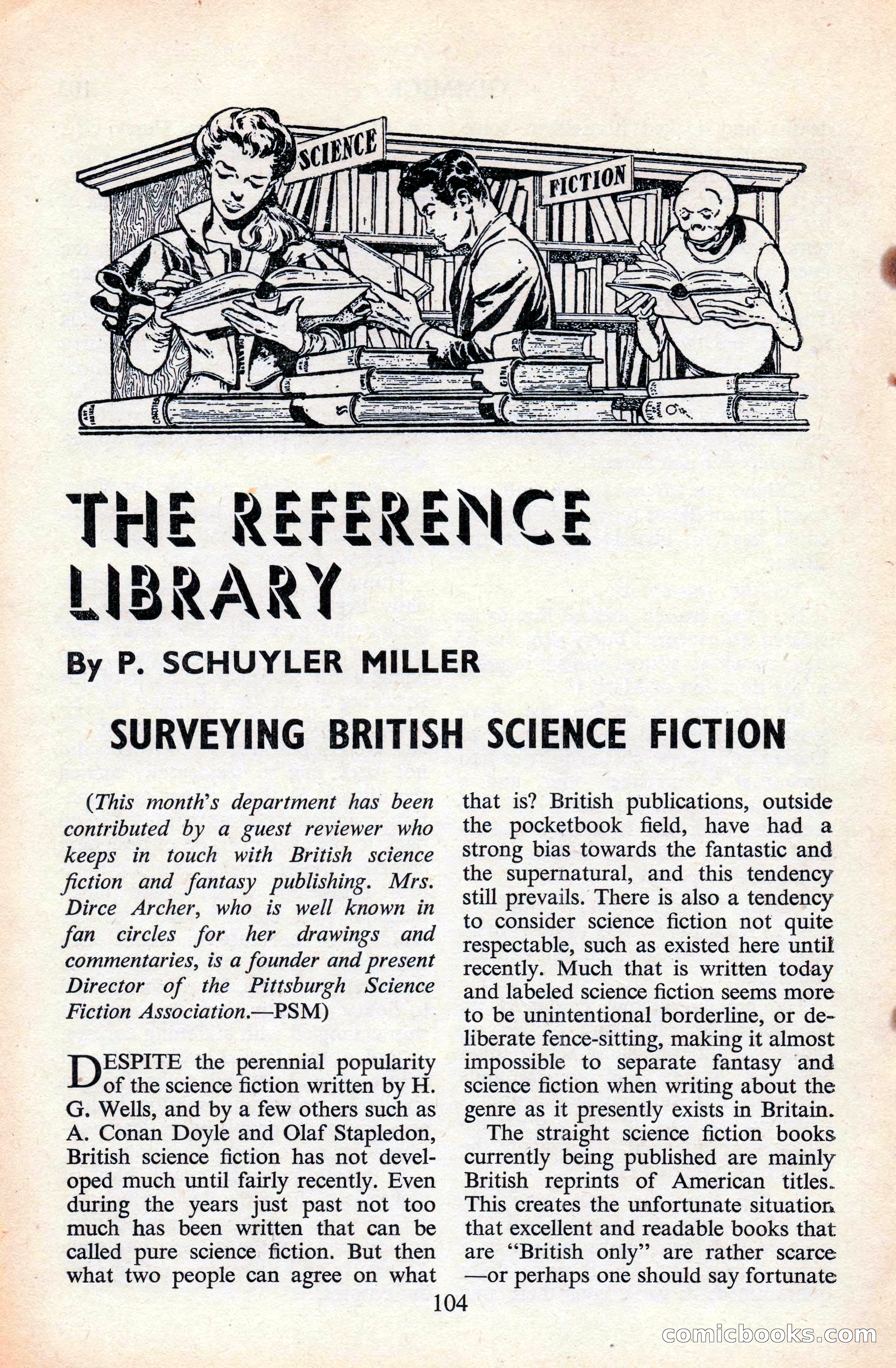 Astounding Science Fiction, British Edition — page 106 of 132
